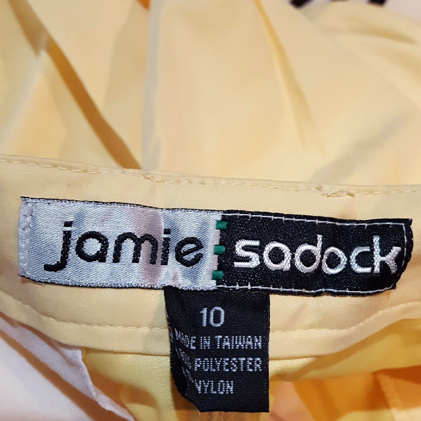 Vintage Vintage Jamie Sadock Chino Shorts Womens 10 Yellow High Waist Relaxed Retro Golf Tennis Preppy 90s Boho Casual Athletic Summer Vintage Womens Size 32" / US 10 / IT 46 - 7 Thumbnail