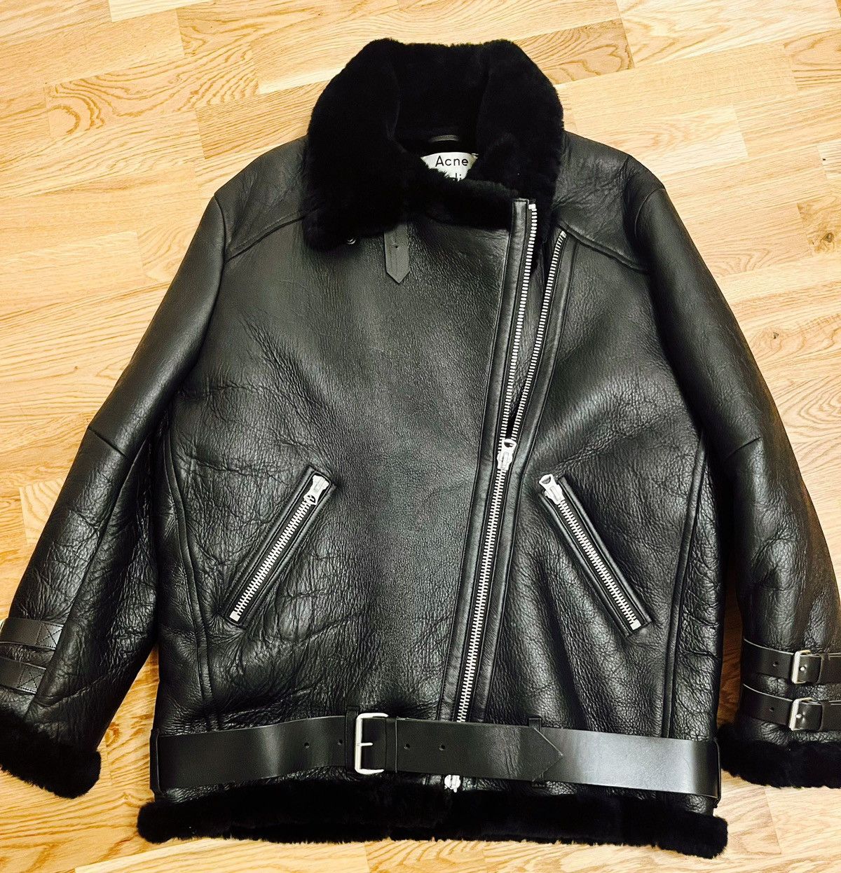 Acne Studios Velocite shearling jacket Size XS / US 0-2 / IT 36-38 - 5 Thumbnail
