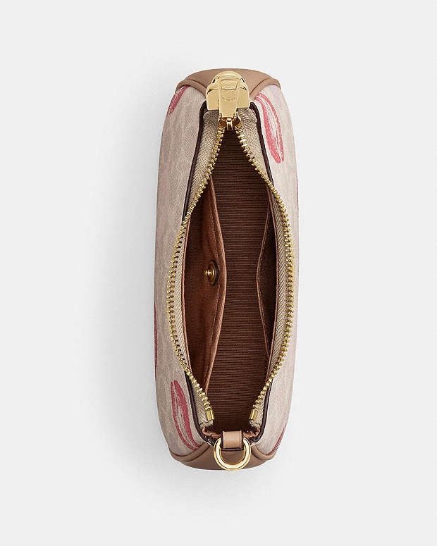 Coach Coach Teri Mini Crossbody Bag In Signature Canvas With Lips Size ONE SIZE - 11 Thumbnail