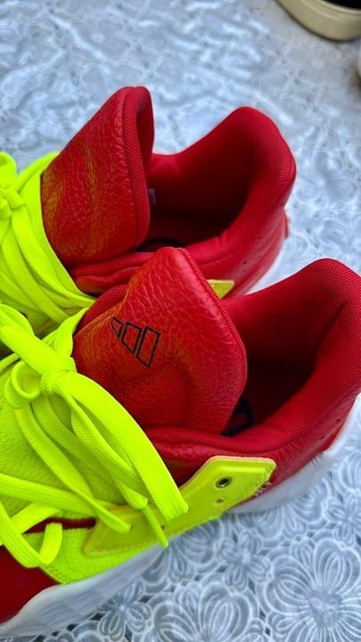 Adidas Adidas James Harden Vol 4 Red/Volt/Black Red Solar Yellow 11 Size US 11 / EU 44 - 4 Thumbnail