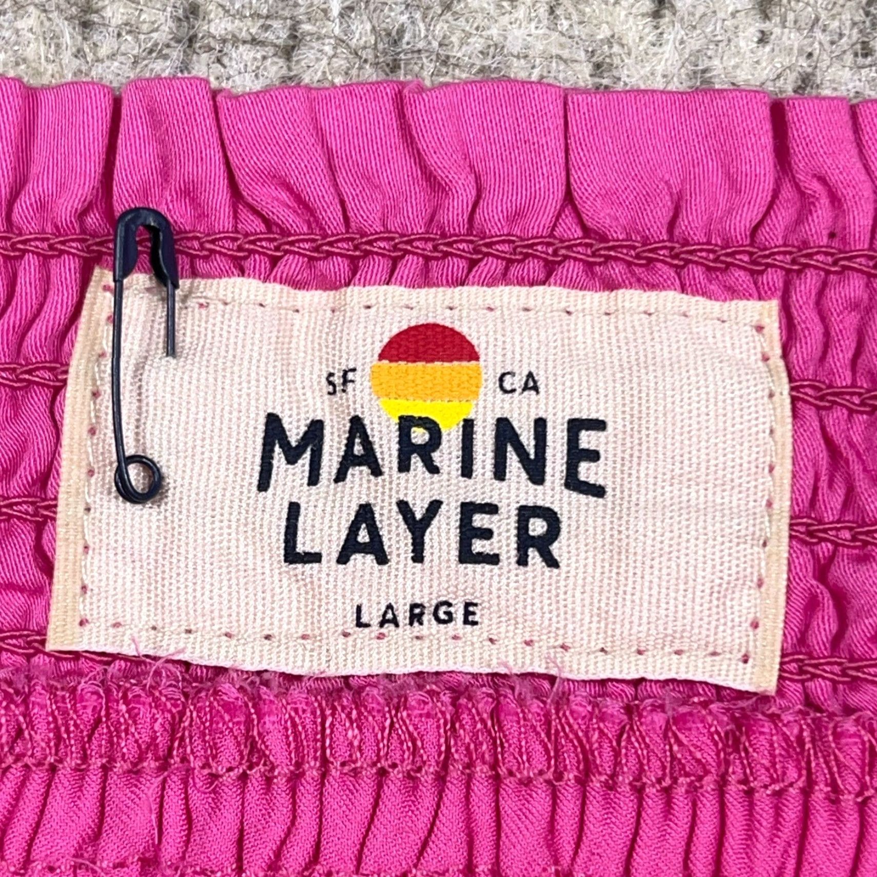 Marine Layer Marine Layer Skirt Womens L Midi Pink Colorblock Lyocel Slit Bohemian Festival Hippie Size 36" / US 14 / IT 50 - 3 Thumbnail