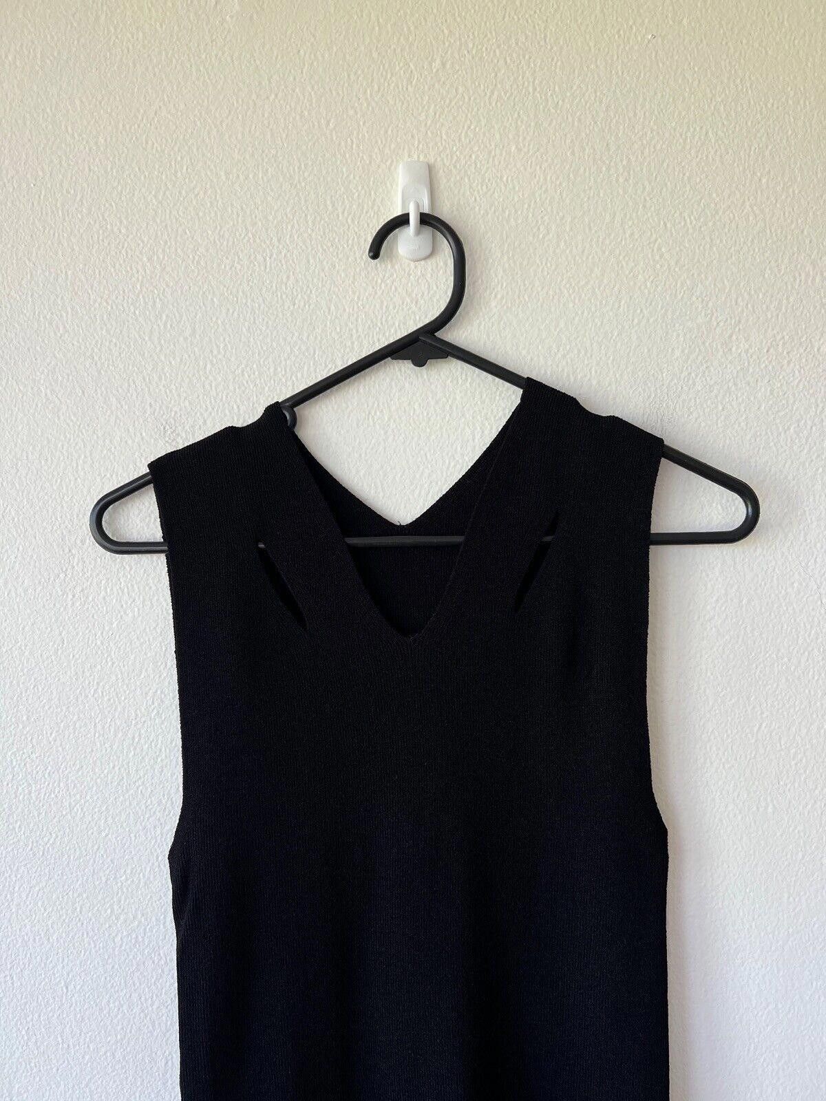 Dion Lee New dion lee top tank singlet medium small slit black Size M / US 6-8 / IT 42-44 - 2 Thumbnail