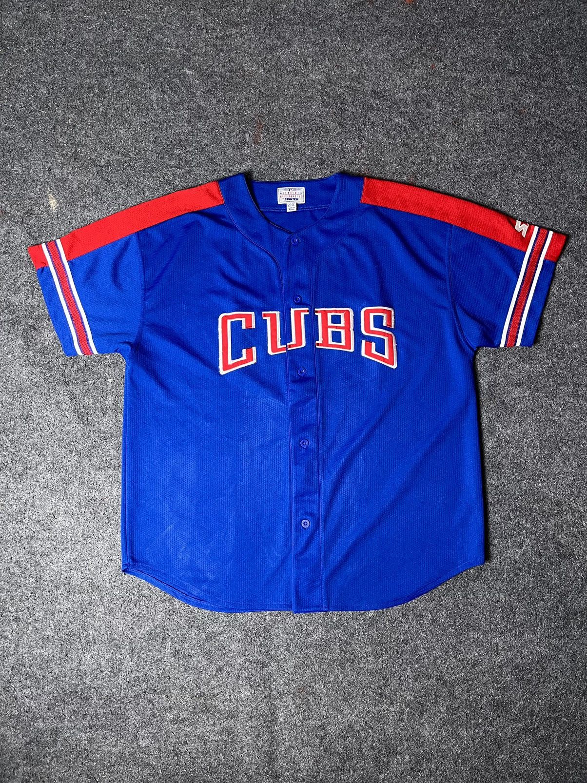 MLB × Starter × Vintage VINTAGE 90’S BASEBALL JERSEY MLB CHICAGO CUBS BY STARTER Size US XXL / EU 58 / 5 - 1 Thumbnail