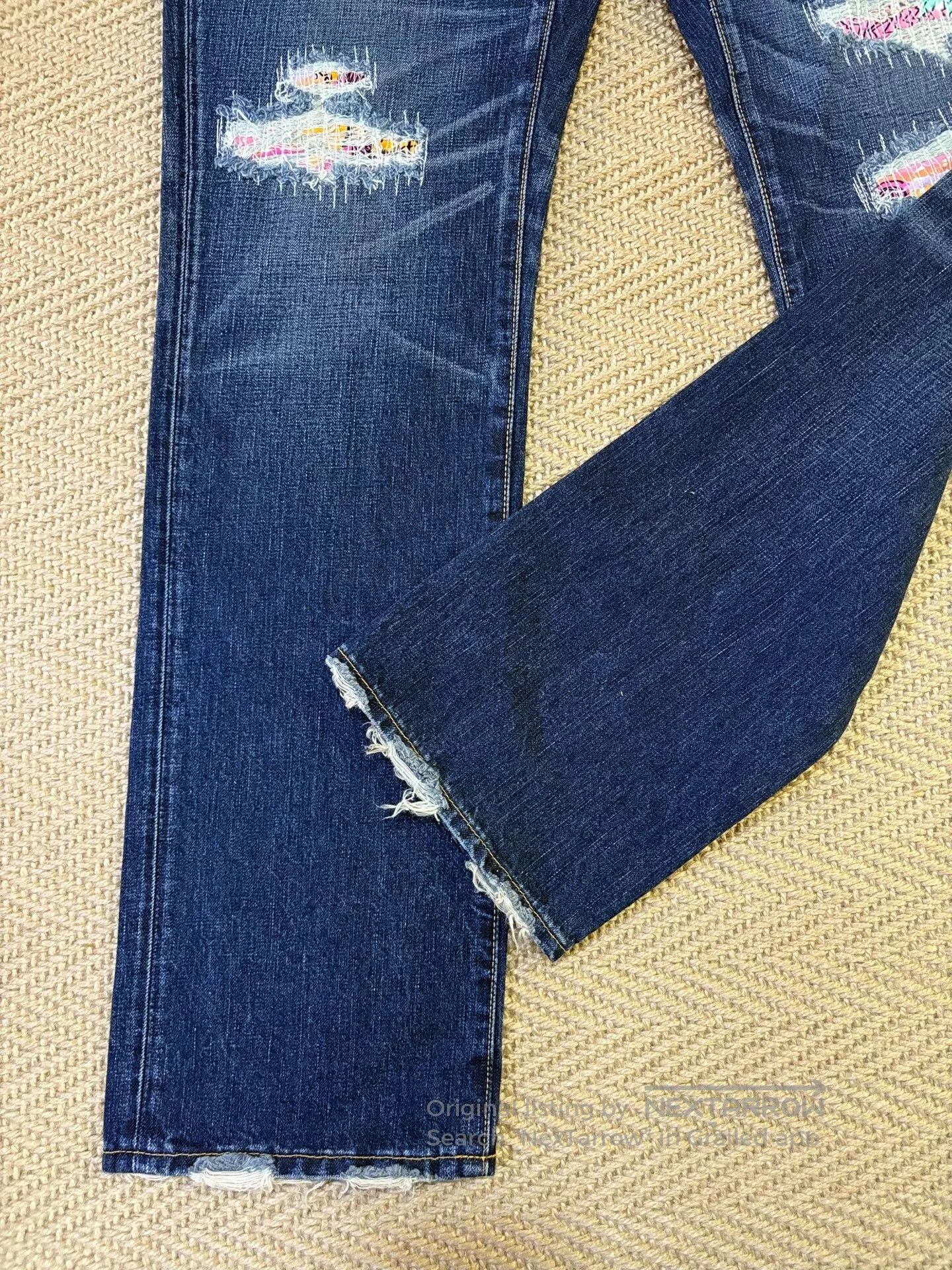 Stussy levis x stussy crush 505 distressed jeans. Size US 34 / EU 50 - 3 Thumbnail