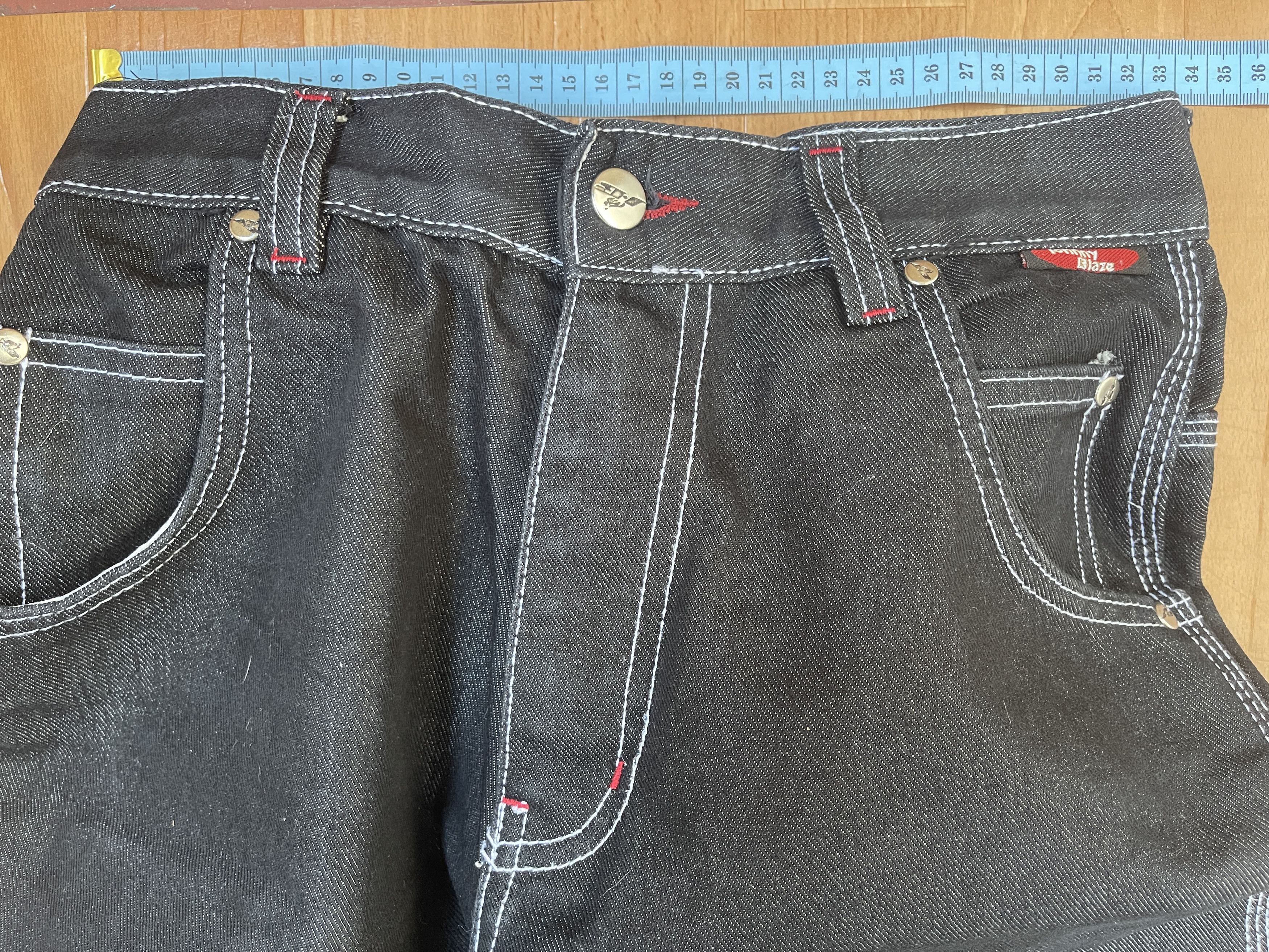 Wu-Tang Clan Johnny Blaze jeans shiny metallic silver baggy Wu Wear 26 Size US 26 / EU 42 - 11 Thumbnail