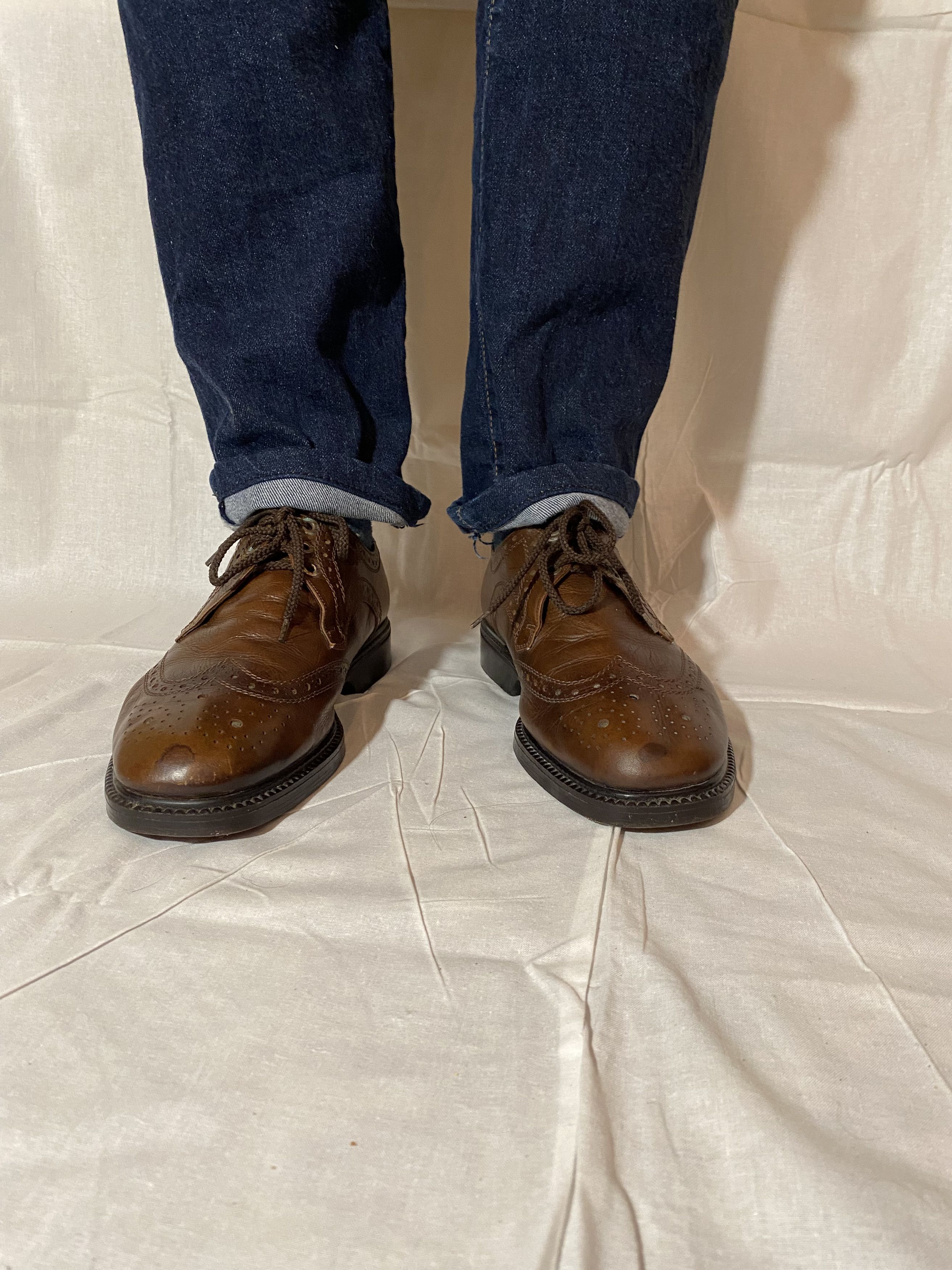 Dr. Martens Very RARE German Dr Martens Brown Brogue Size US 9 / EU 42 - 2 Thumbnail
