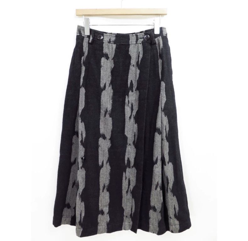 Issey Miyake issey miyake size:one size A long wool dress for show Size 31" - 2 Thumbnail