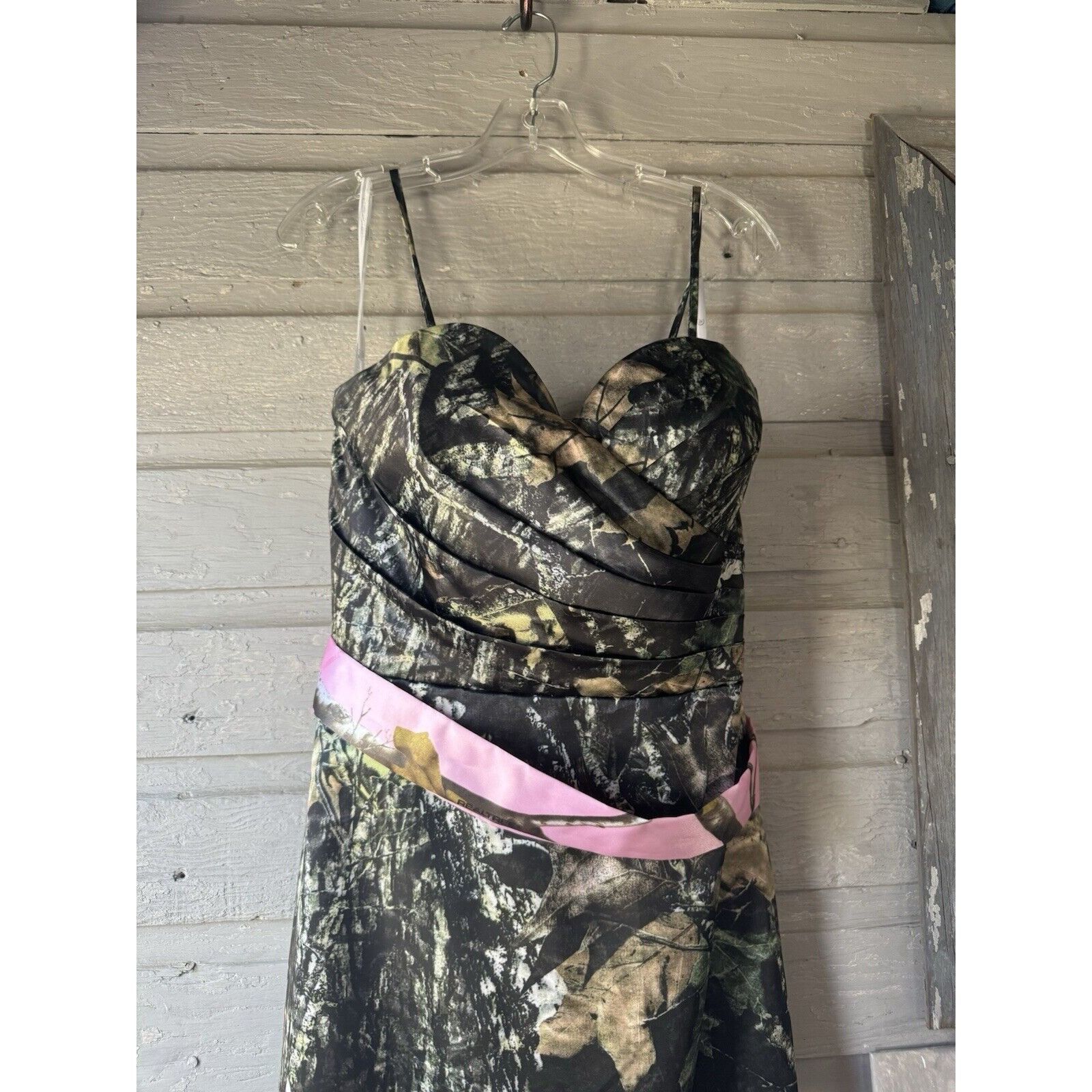 Other Christina Wu Camouflage Long Dress Size 14 Size XL / US 12-14 / IT 48-50 - 3 Thumbnail