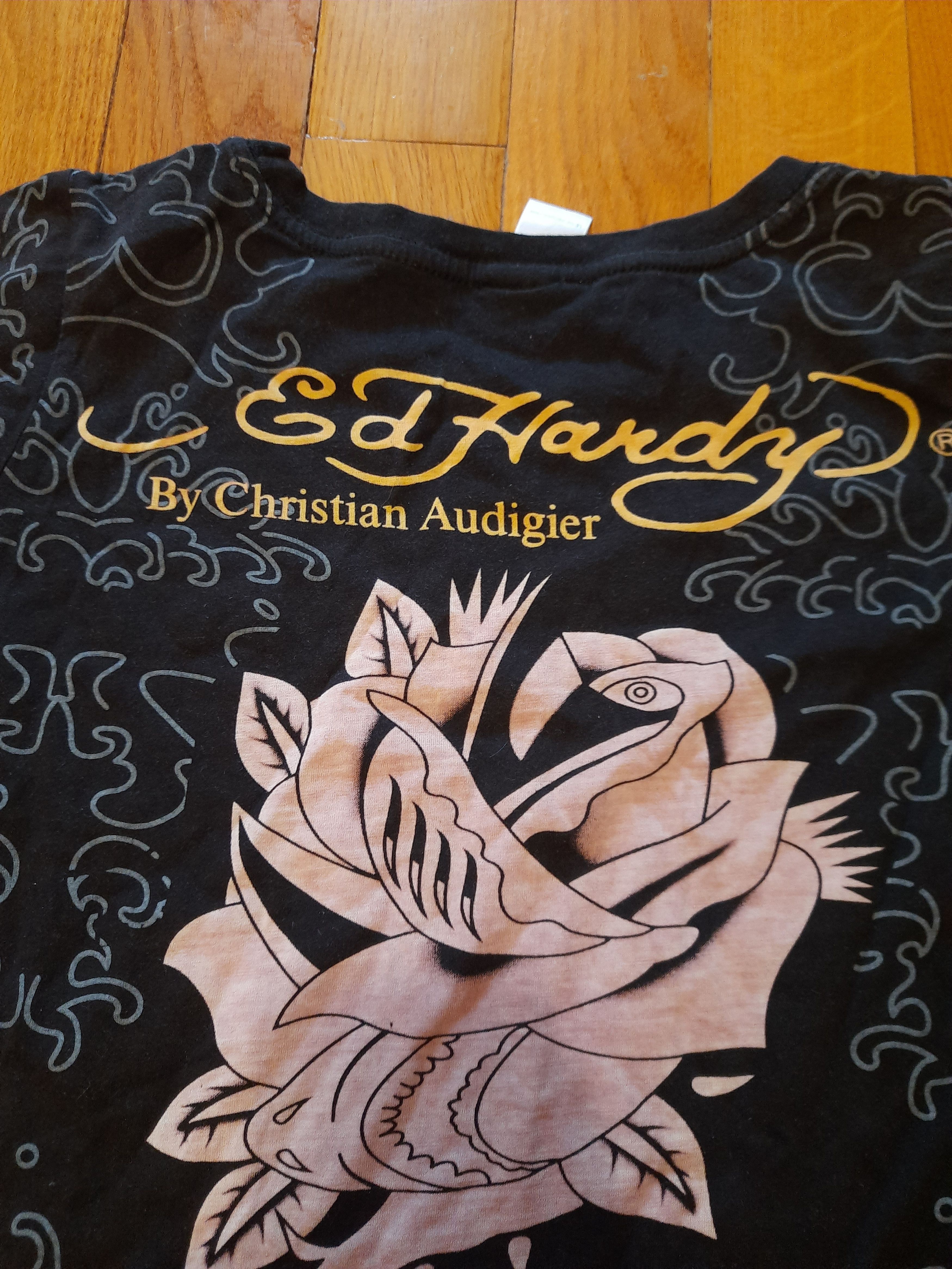Christian Audigier Christian audigier Don Ed Hardy Big Logo Y2k Vintage T Shirt Size S / US 4 / IT 40 - 5 Thumbnail