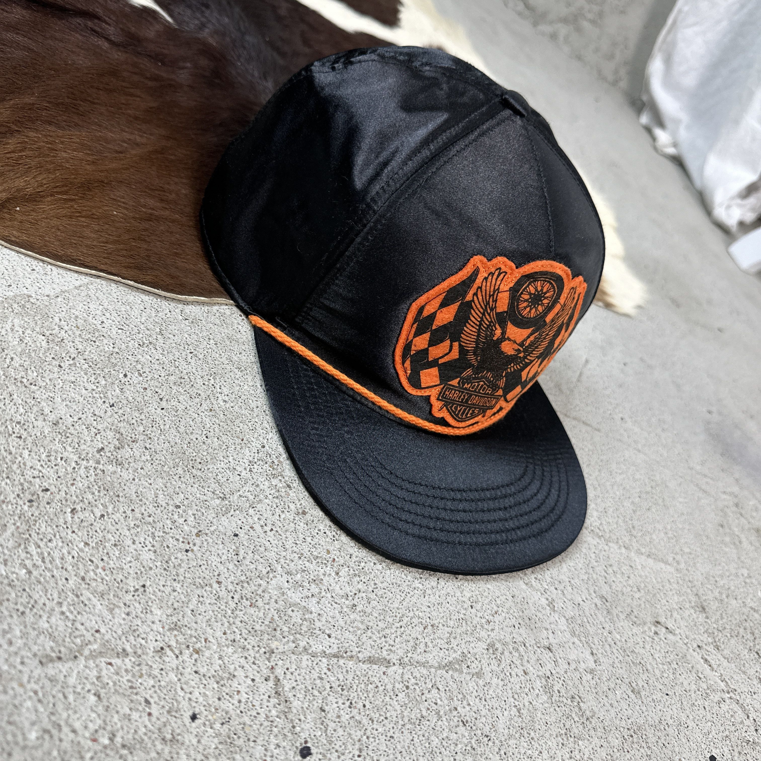 Harley Davidson × Vintage Harley Davidson Trucker Hat Size ONE SIZE - 4 Thumbnail