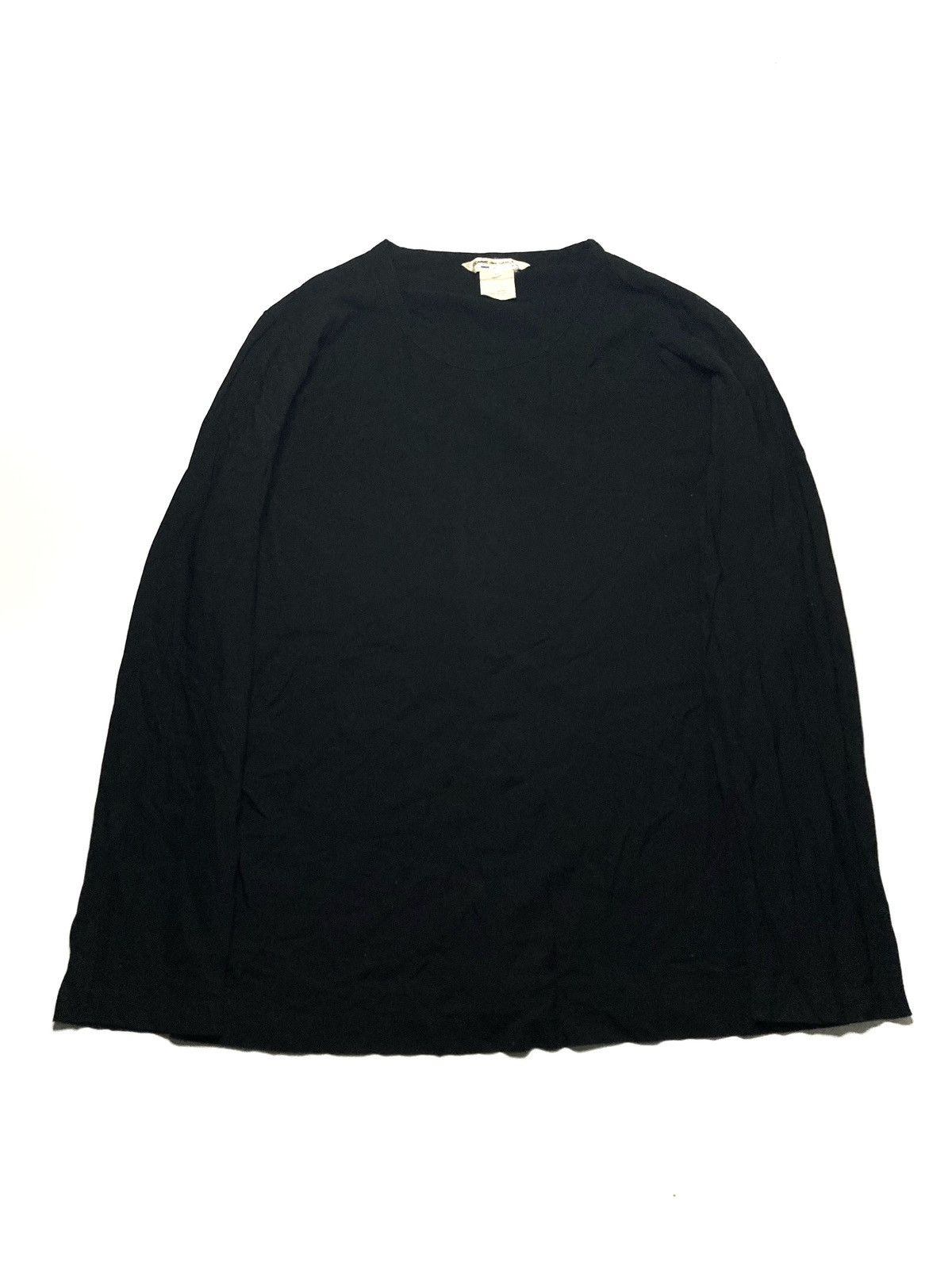 image of Comme Des Garçons 3/120 Lot Black Longsleeve Made In Italy, Men's (Size Medium)