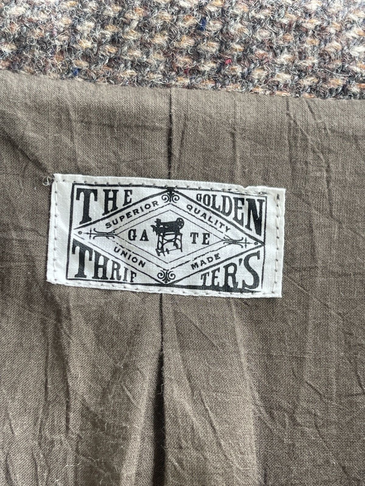 Harris Tweed 80s The Golden Gate Thrifters X HarrisTweed Patchwork Size US S / EU 44-46 / 1 - 21 Thumbnail