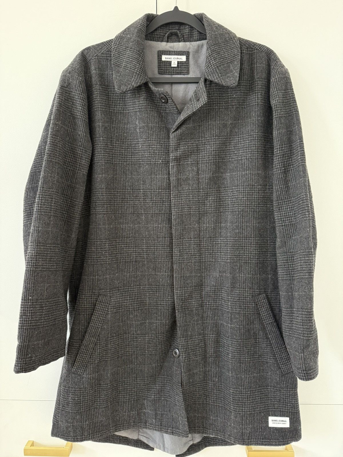 Banks Journal Banks Journal wool blend houndstooth car coat Size US M / EU 48-50 / 2 - 1 Thumbnail