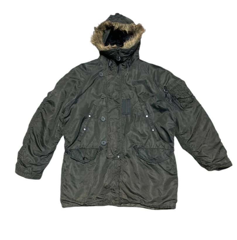 Avirex Vintage Avirex Military Bomber Jacket Nice Design Size US L / EU 52-54 / 3 - 1 Thumbnail