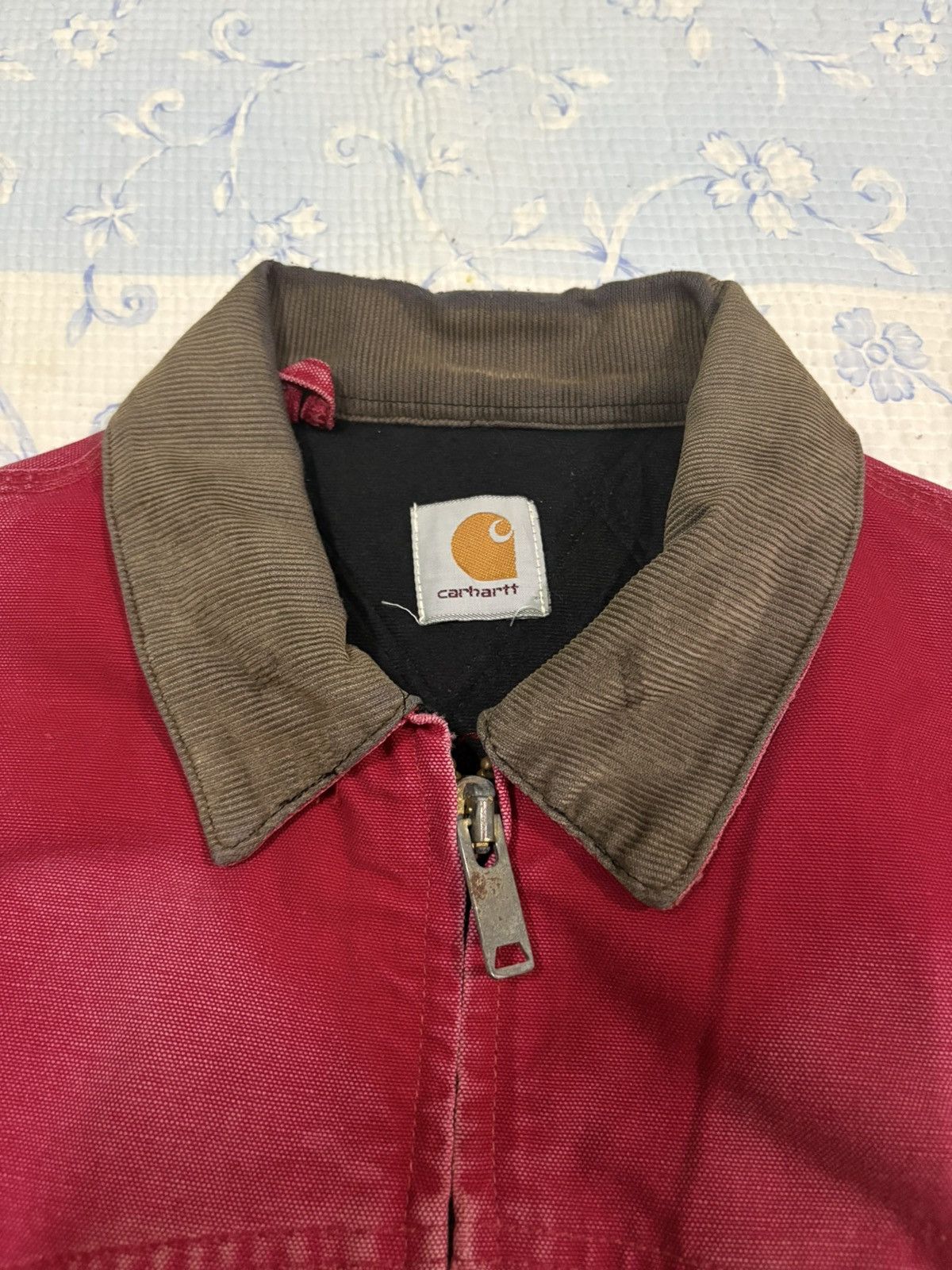 Carhartt Carhartt Detroit Corduroy Collar Zipper Workwear Jacket Size US L / EU 52-54 / 3 - 16 Thumbnail