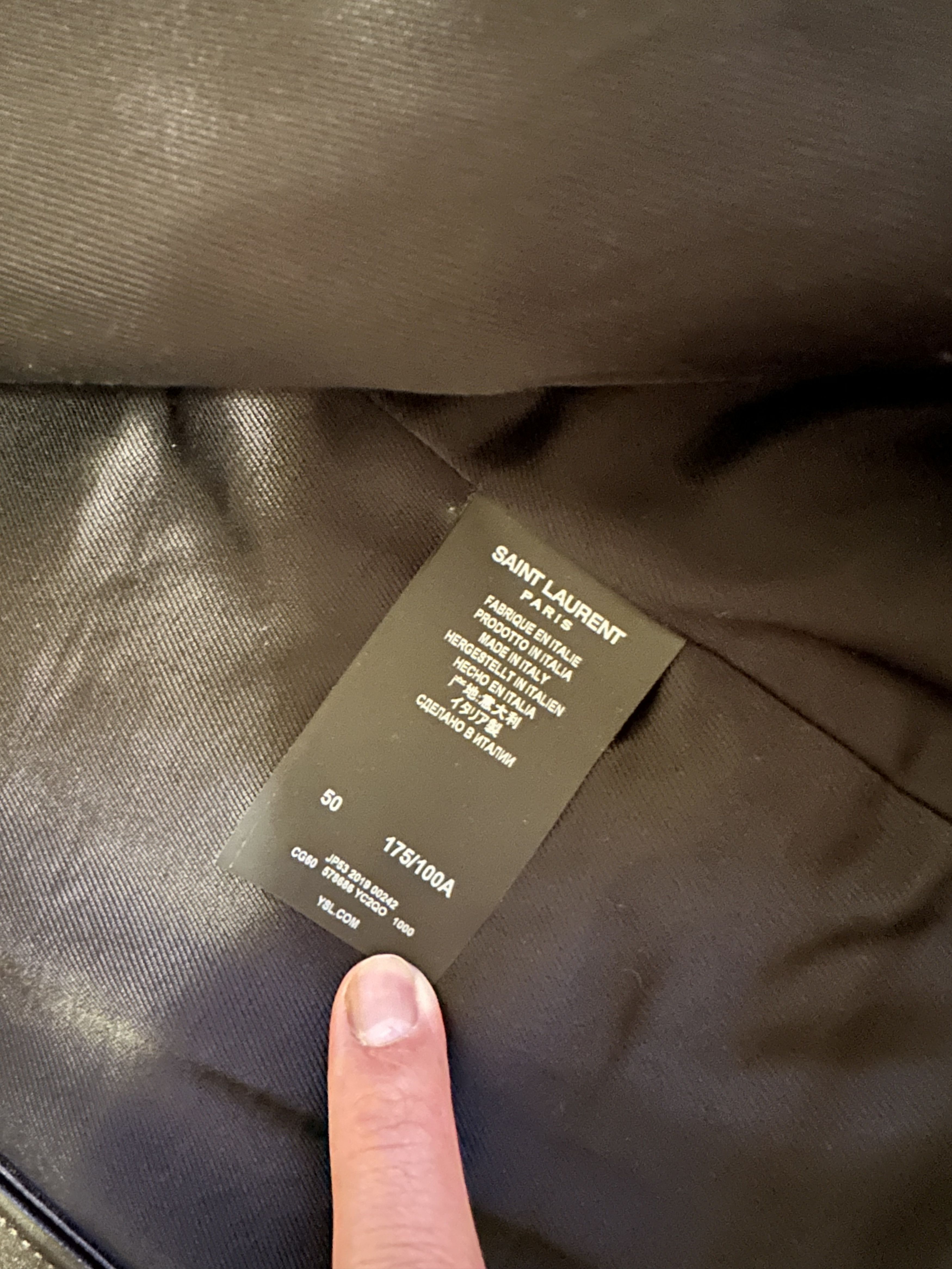 Saint Laurent Paris Saint Laurent classic leather jacket Size US M / EU 48-50 / 2 - 4 Thumbnail