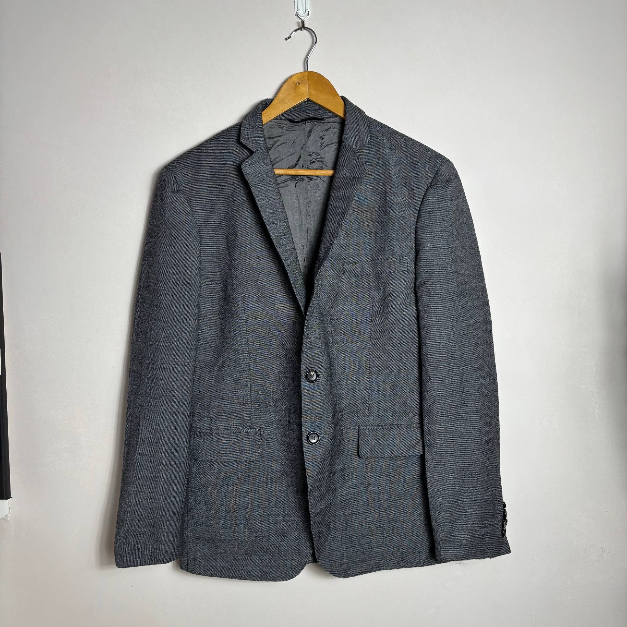 Tonello Tonello Lined Gray Wool Blazer 38 EU 48 Made in Italy Size 38R - 1 Thumbnail