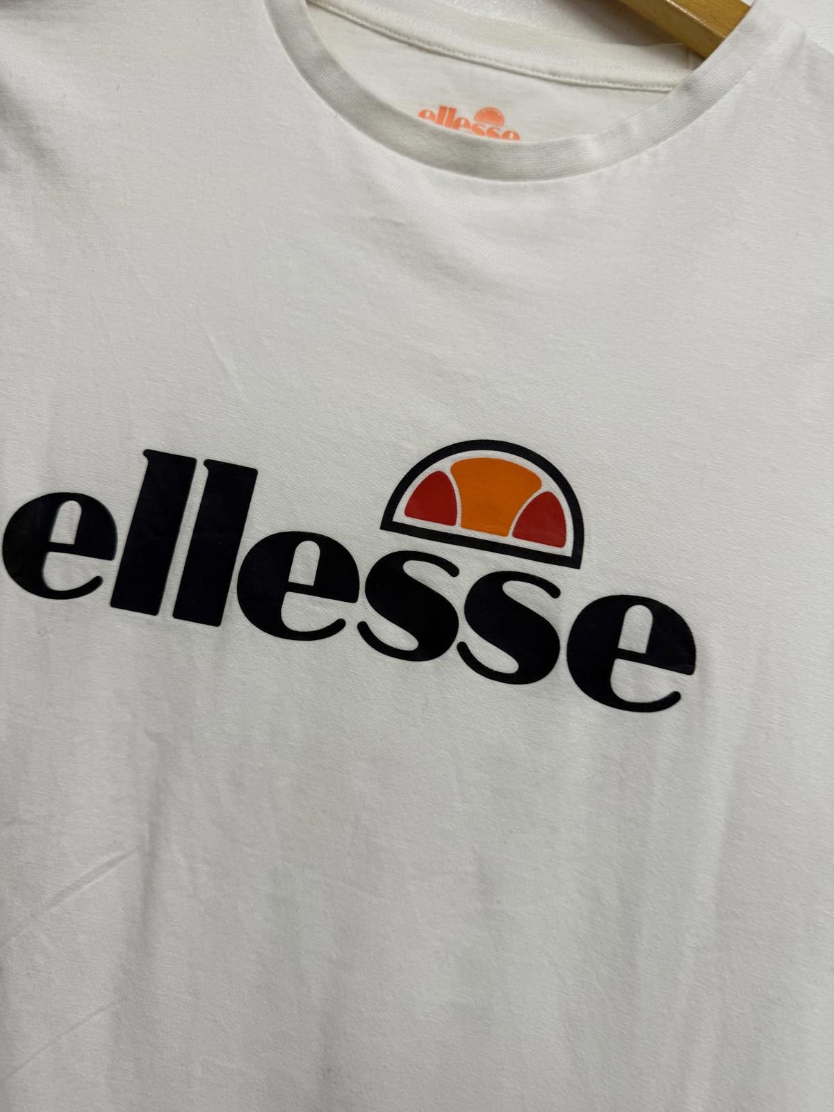 Ellesse ellesse White Logo T-Shirt Size UK 12 Size M / US 6-8 / IT 42-44 - 4 Thumbnail