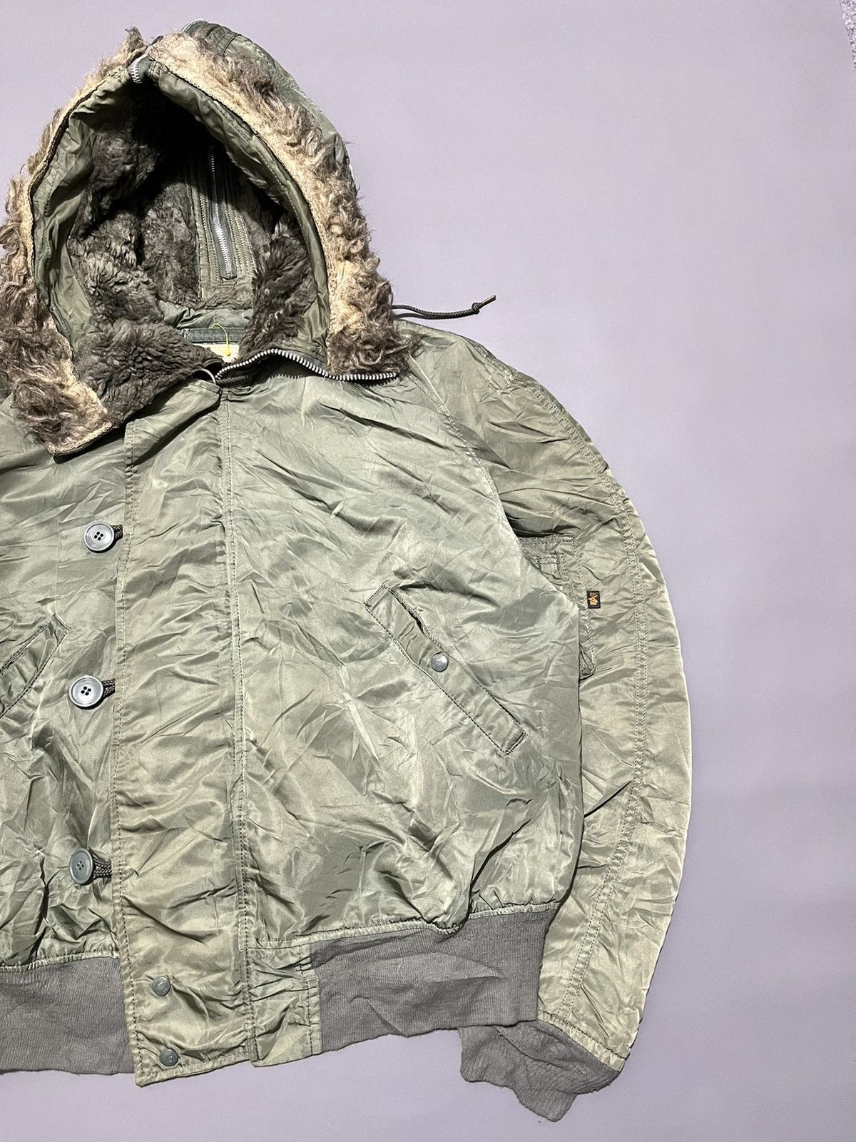 Alpha Industries ❌SOLD❌Vintage Alpha Industries Jacket Size US XL / EU 56 / 4 - 3 Thumbnail