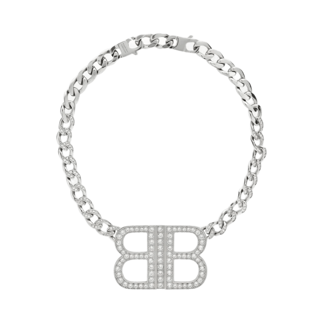 Balenciaga o1srvl11e0526 Size: OS / BB 2.0 Necklace in Silver Size ONE SIZE - 1 Preview