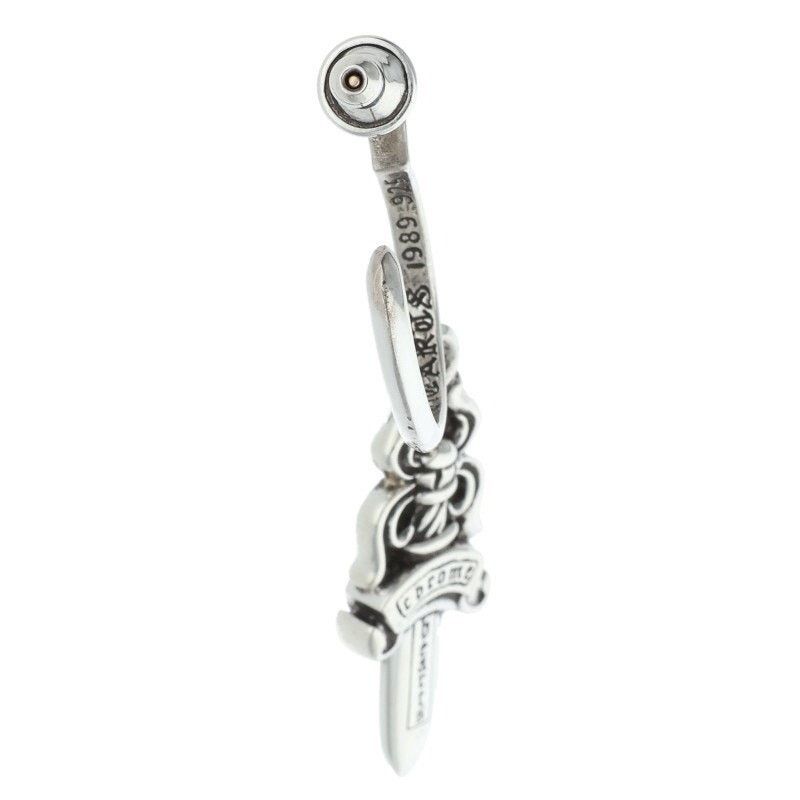 Chrome Hearts Chrome Hearts Dagger Hoop Silver Earring Size ONE SIZE - 2 Thumbnail
