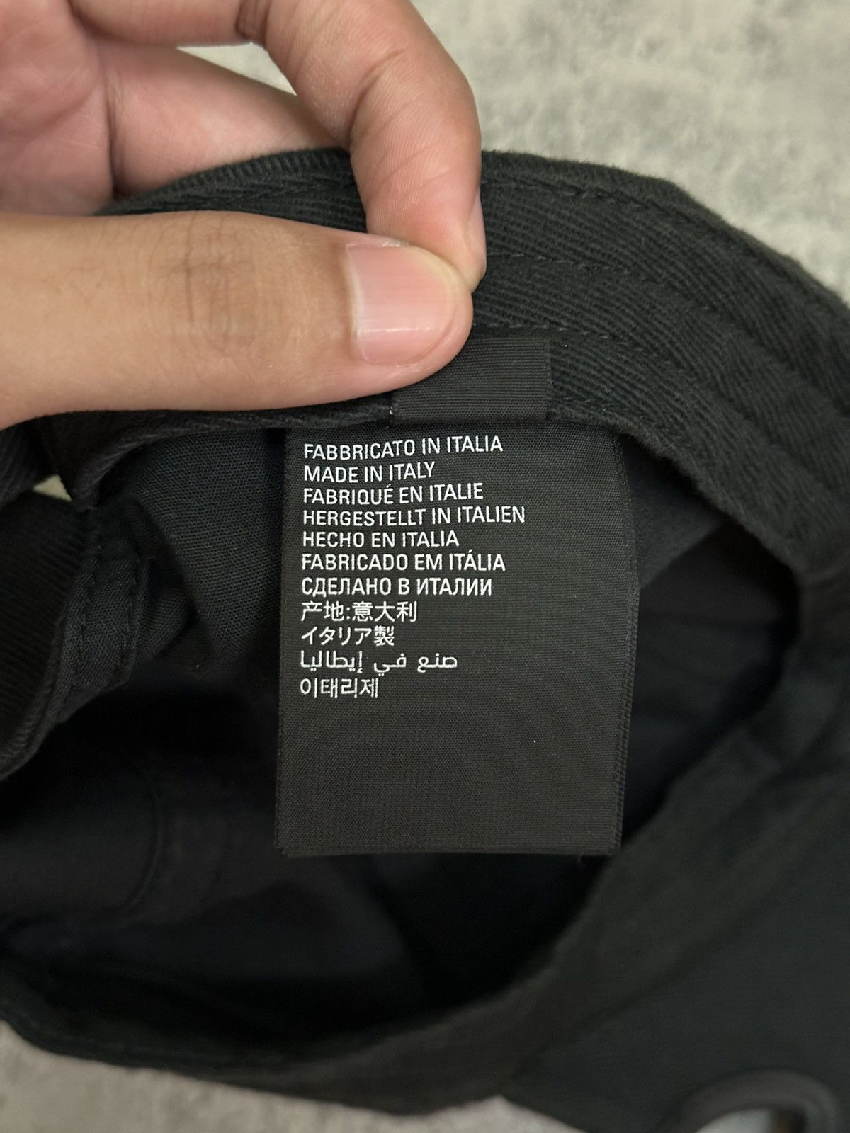 Balenciaga Balenciaga 🚫$OLD🚫Notch Logo Cotton Baseball Cap Size ONE SIZE - 6 Thumbnail
