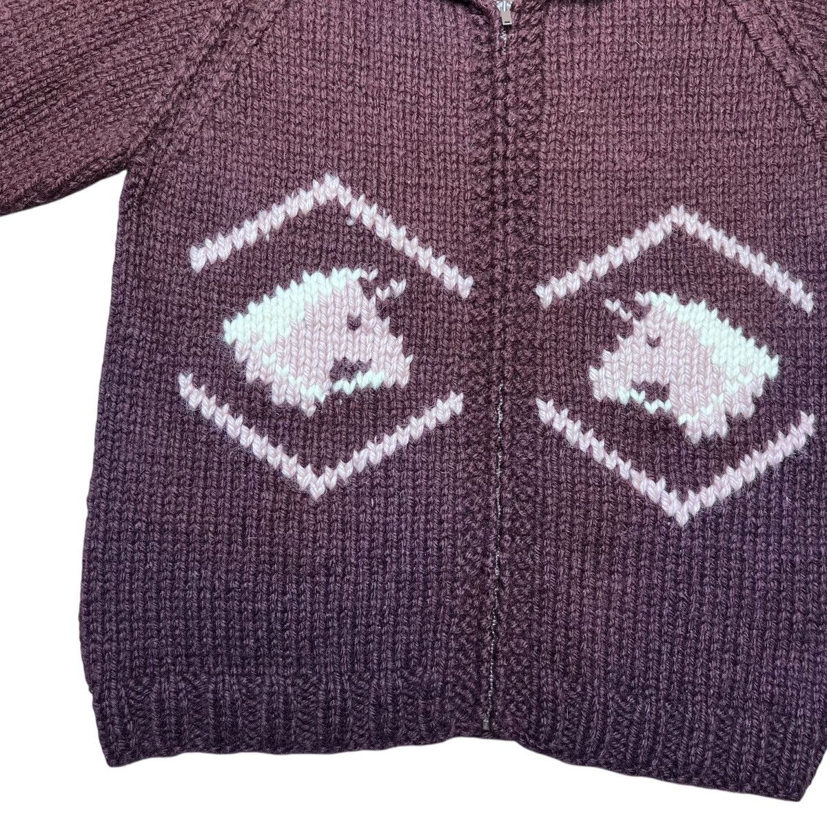 Other Vintage 1960s Cowichan Wool Horse Barn Horses Knit Sweater Size US M / EU 48-50 / 2 - 6 Thumbnail