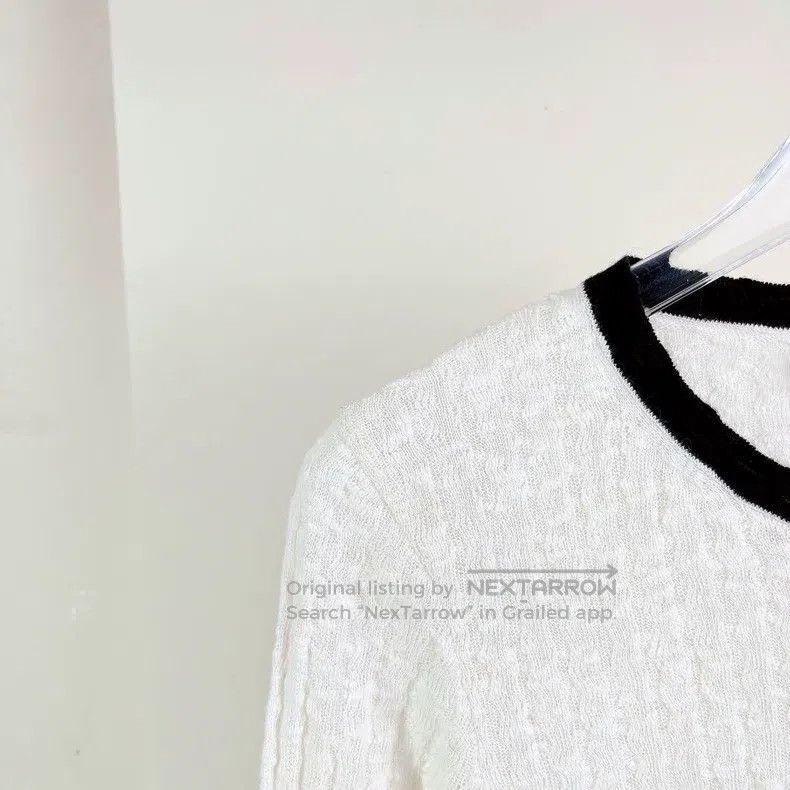 Chanel Chanel Black and white knitted sweater Size XS / US 0-2 / IT 36-38 - 3 Thumbnail
