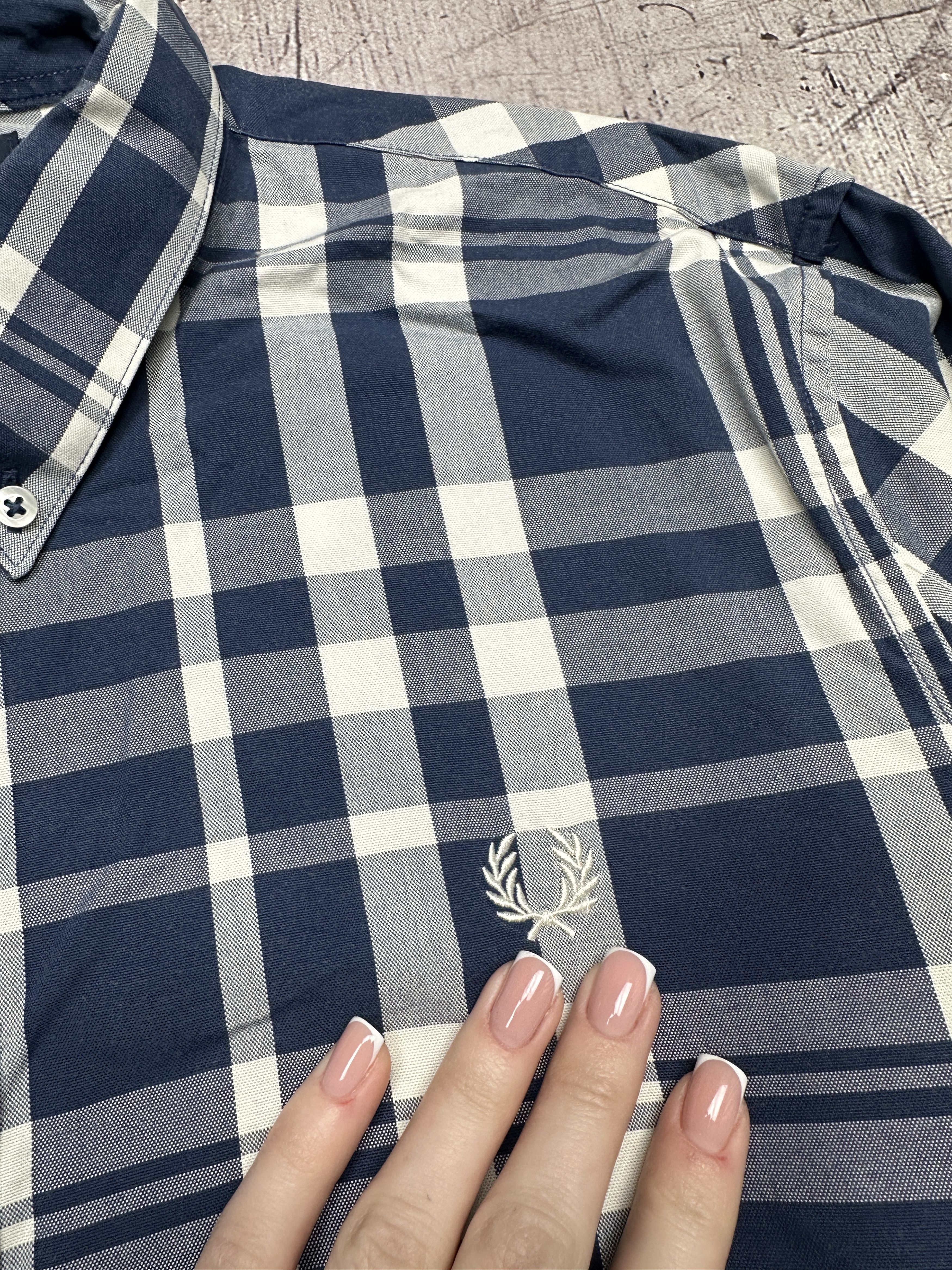 Fred Perry Fred Perry Mens Long Sleeve Plaid Shirt Size US XL / EU 56 / 4 - 3 Thumbnail