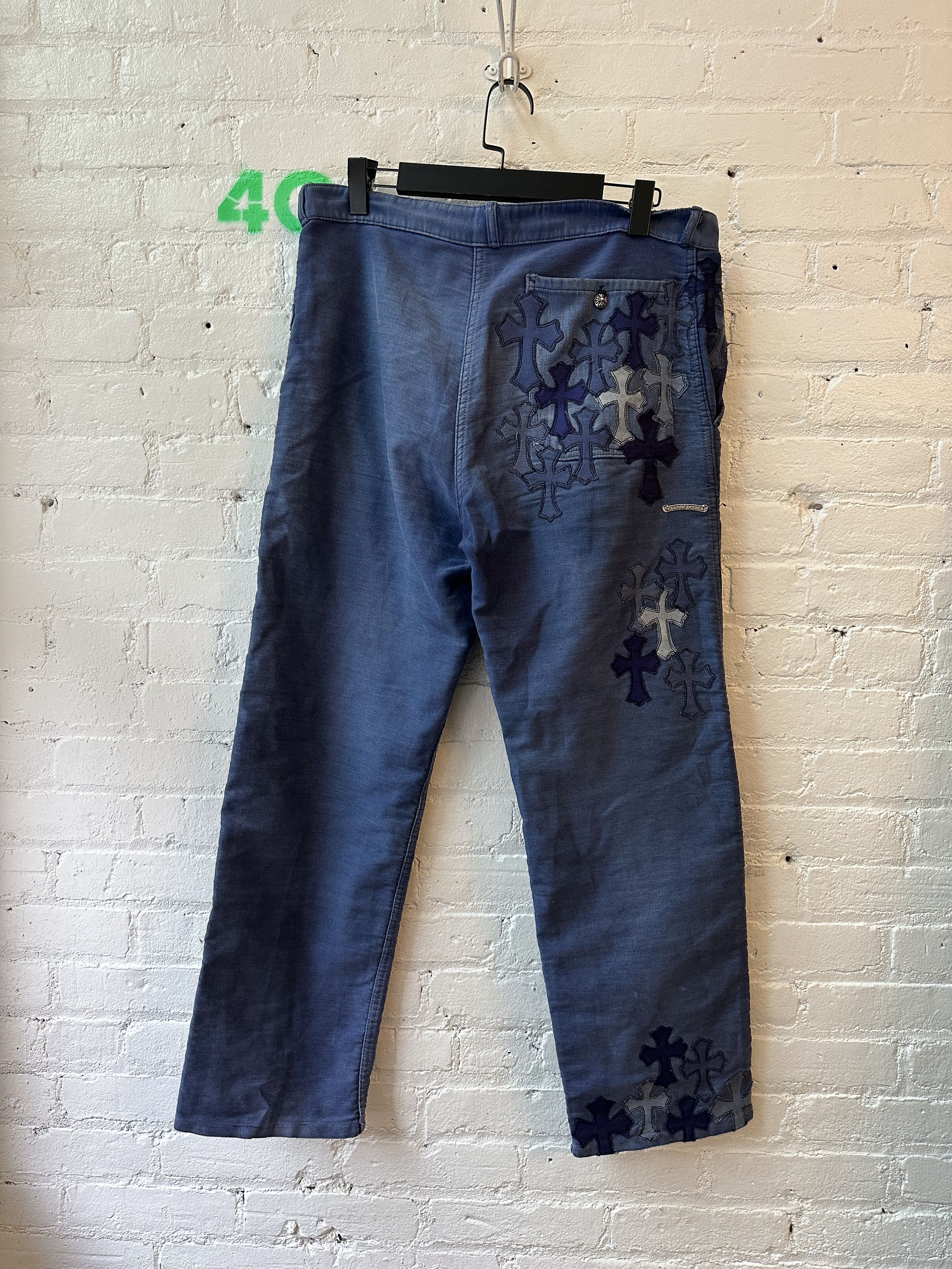 Chrome Hearts Chrome Hearts Made in France Cross Jeans 4G SELLER Size US 33 - 2 Thumbnail