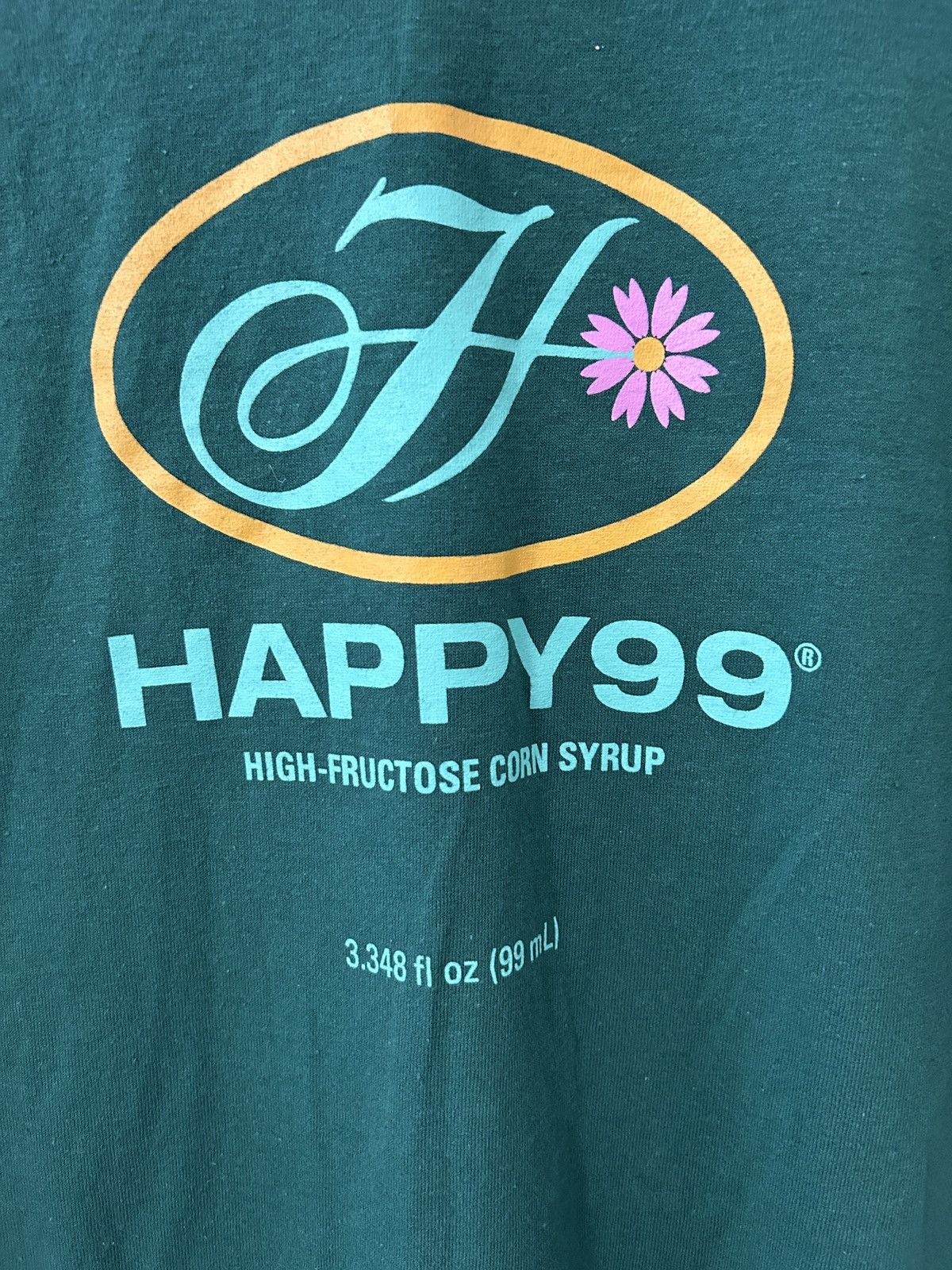 Happy99 Happy99 ‘High Fructose Corn Syrup’ Flower Ringer Tee Size US L / EU 52-54 / 3 - 3 Thumbnail
