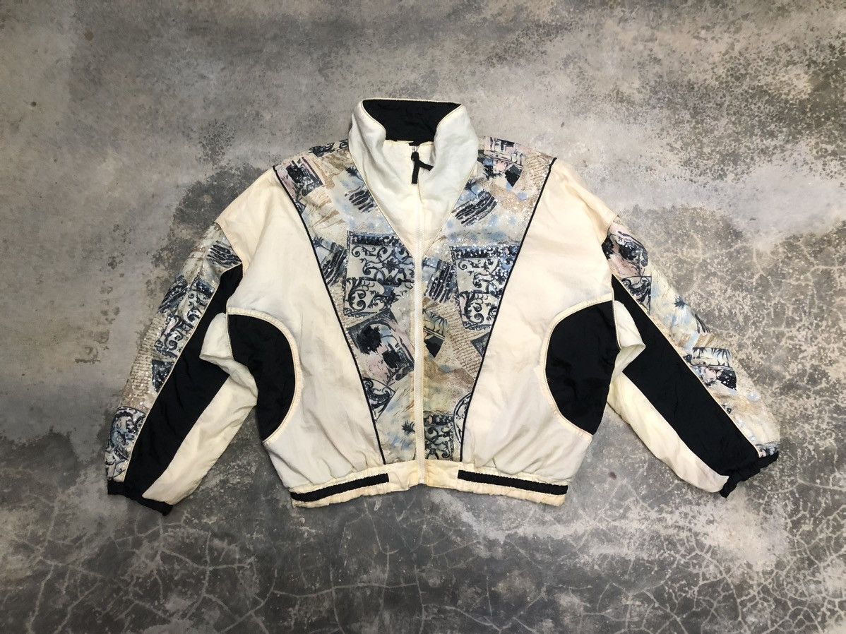 image of East West Art Native Full Zipper Jacket in Beige, Men's (Size XL)