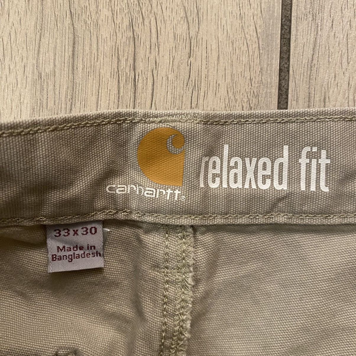Carhartt × Dickies × JNCO Vintage Y2K Earth Tone Tan Carhartt Baggy Pants 33 Size US 32 / EU 48 - 6 Thumbnail