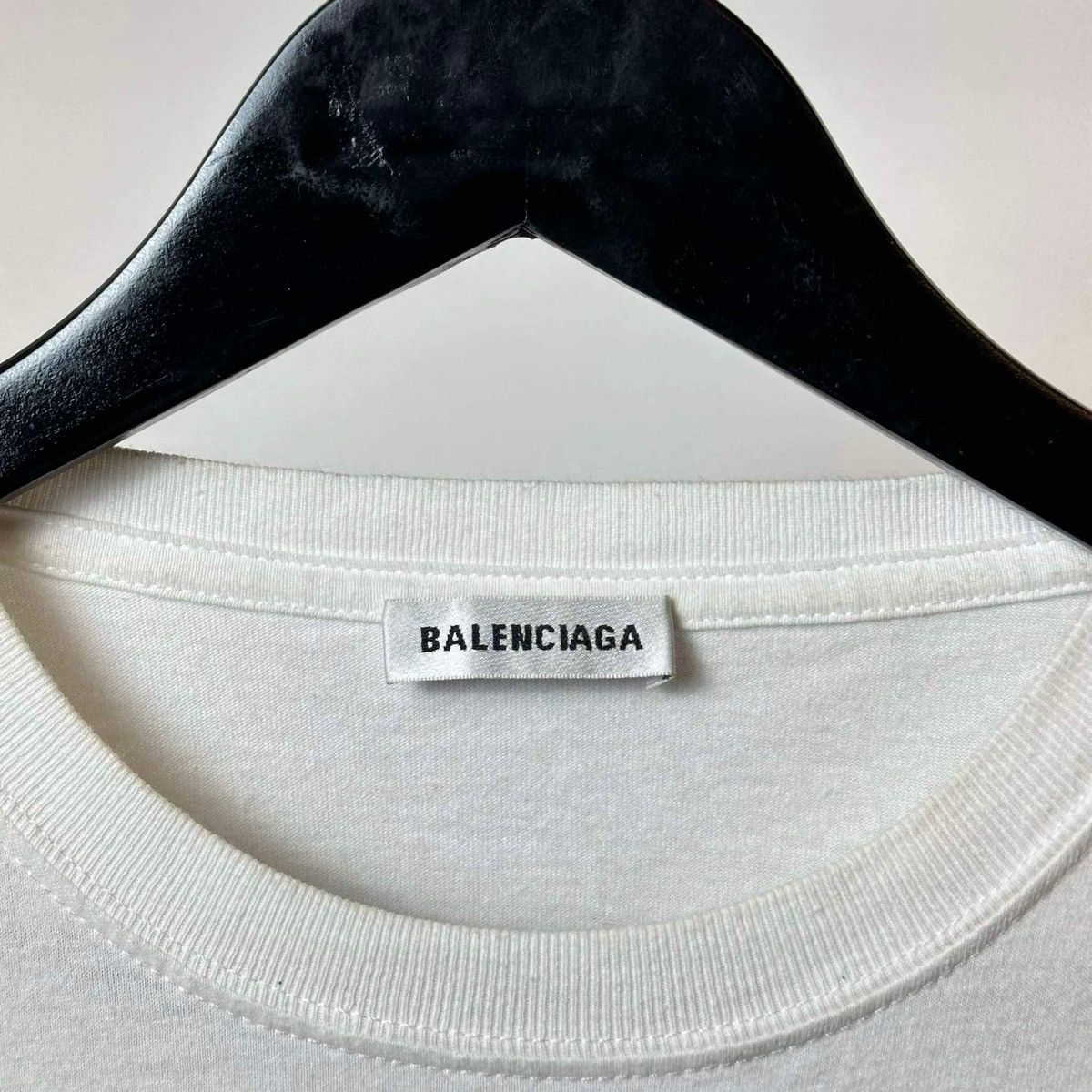 Balenciaga BALENCIAGA MULTI COLLOR WHITE T SHIRT Size US XL / EU 56 / 4 - 4 Thumbnail