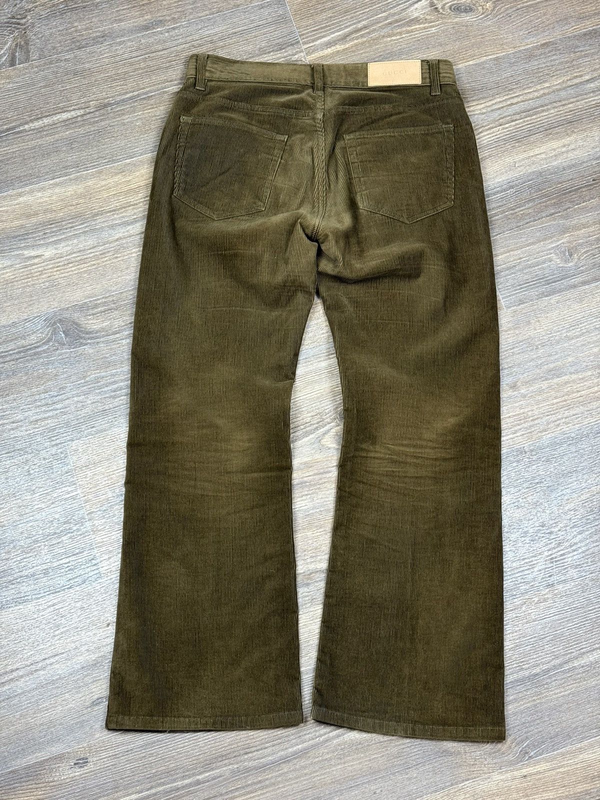 Gucci Vintage Gucci by Tom Ford Bootcut Flared Corduroy Brown Pant Size US 32 / EU 48 - 8 Thumbnail