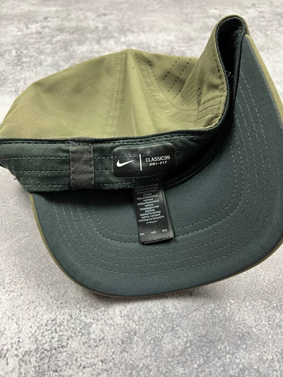 Nike Vintage Nike Cap Centre Swoosh Hat Dri-Fit Size ONE SIZE - 5 Thumbnail