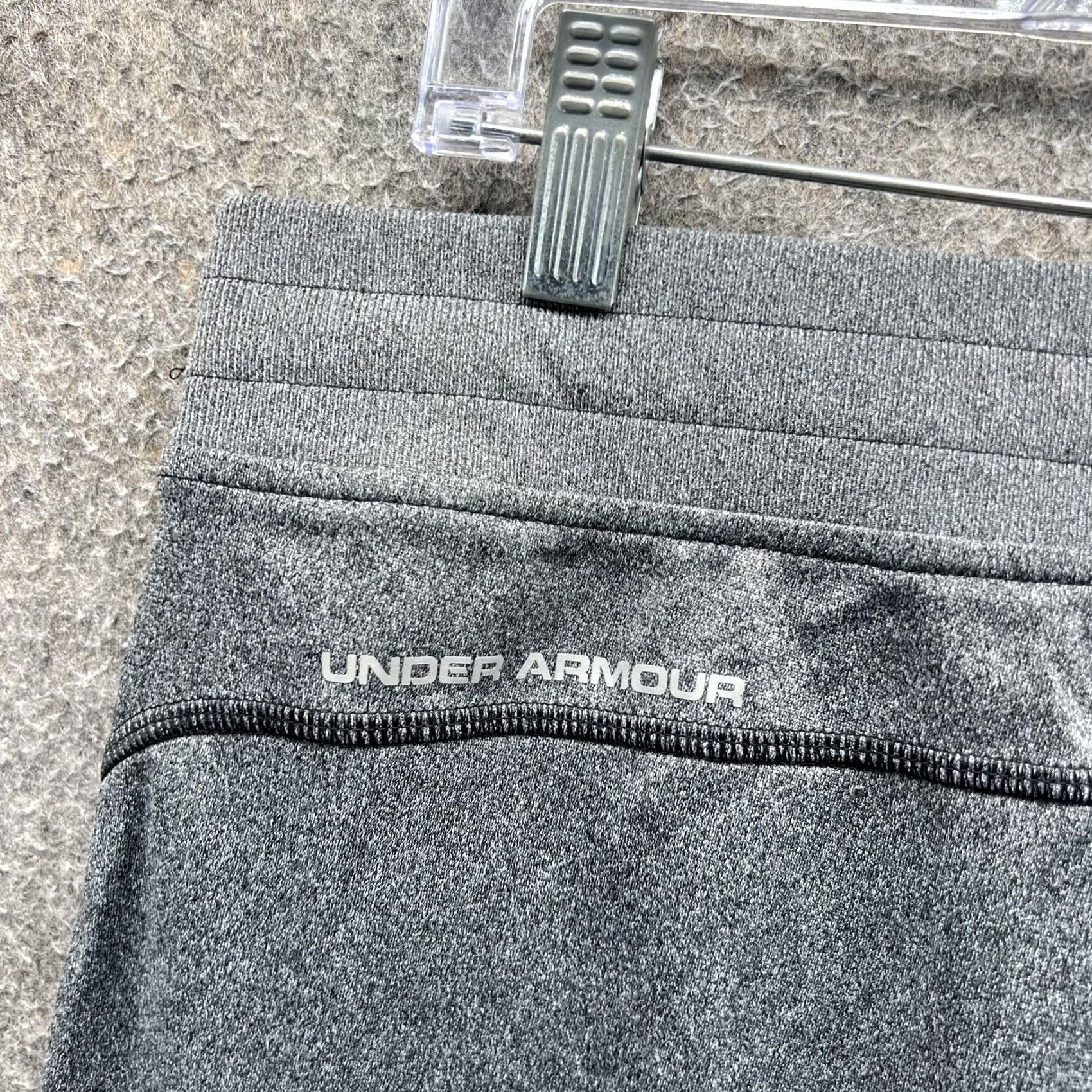 Under Armour Under Armour Jogger Pants Mens XL Gray Knit Elastic Waist Pockets Athletic Size US 36 / EU 52 - 6 Thumbnail