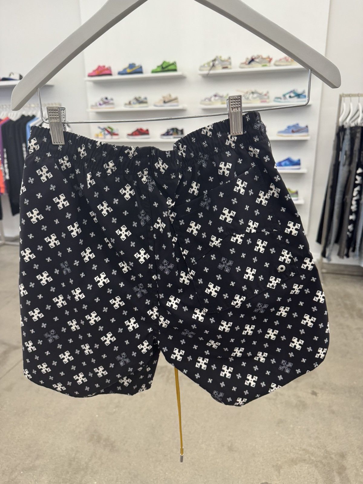 Rhude Rhude Cross Bandana Swim Short Black Size US 30 / EU 46 - 2 Thumbnail