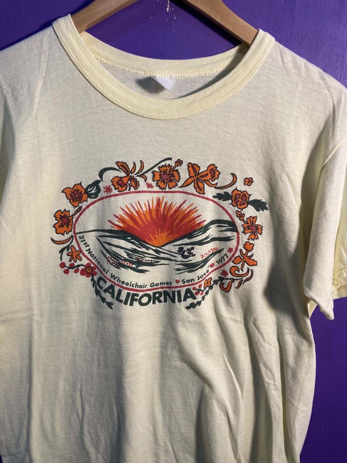 Other Vintage 1977 California wheelchair games t-shirt Size US M / EU 48-50 / 2 - 3 Thumbnail