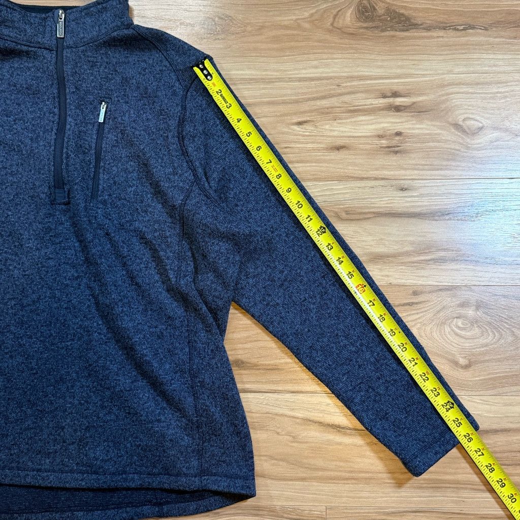 Woolrich Woolen Mills Woolrich XL Navy Quarter Zip Fleece Pullover Size US XL / EU 56 / 4 - 6 Thumbnail