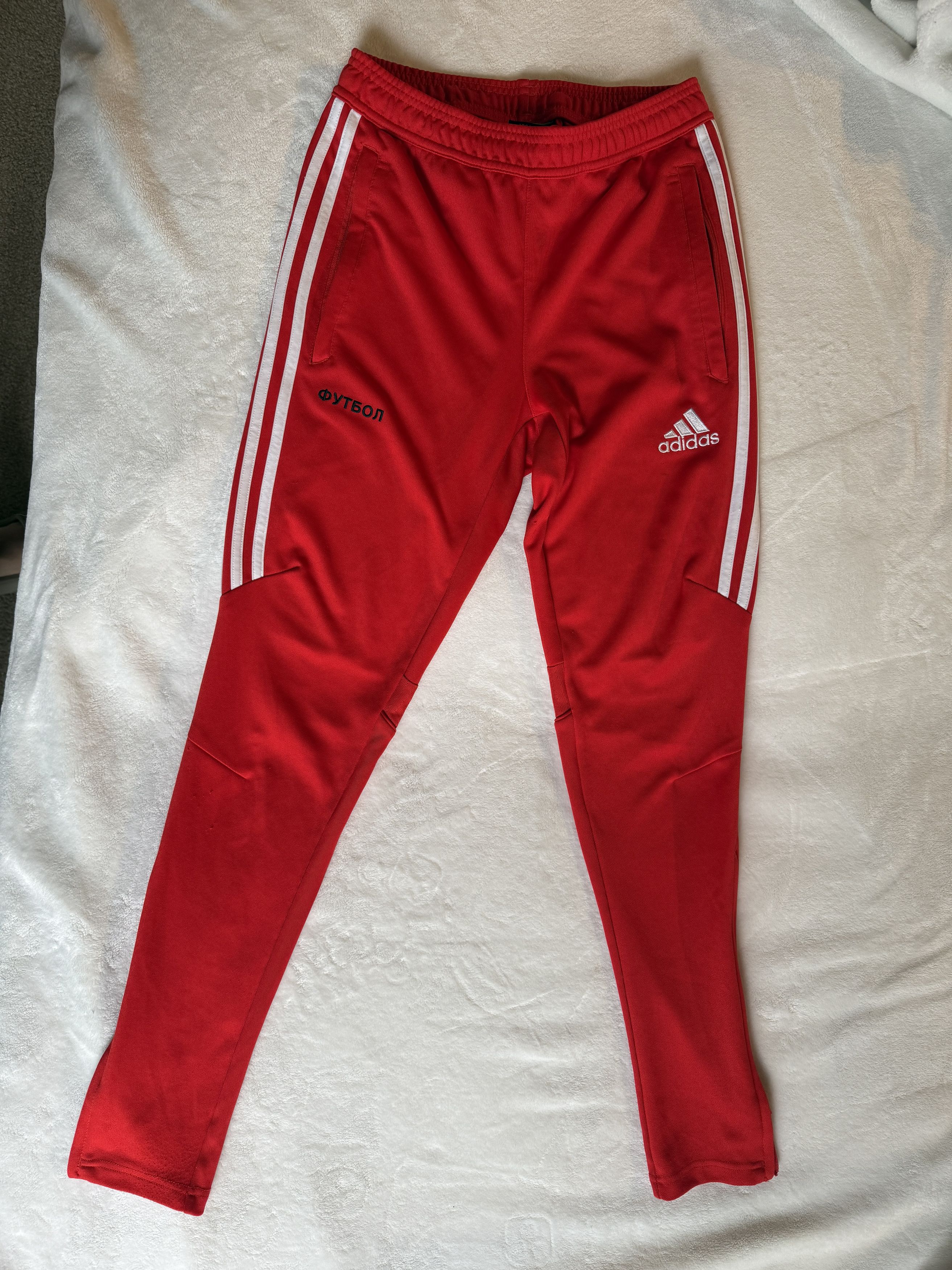 Adidas ADIDAS x GOSHA RUBCHINSKY Men's Track Pants ClimaCool Red Size US 26 / EU 42 - 1 Thumbnail