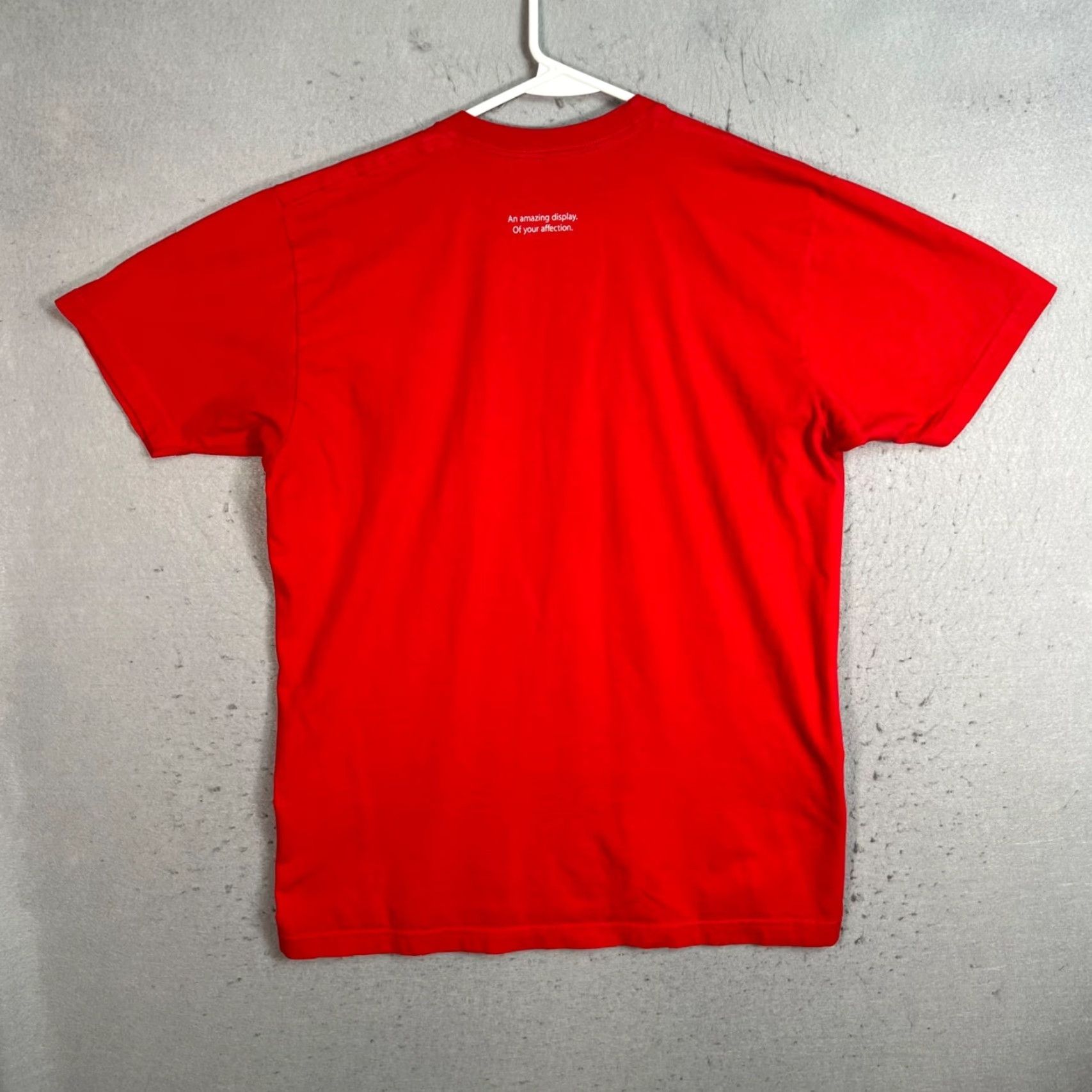 Apple Apple iMac Promo T-Shirt - Shirt - Adult Mens Large Red Logo Crew Neck Short Sleeve Cotton 2010s Mens Size US L / EU 52-54 / 3 - 2 Thumbnail