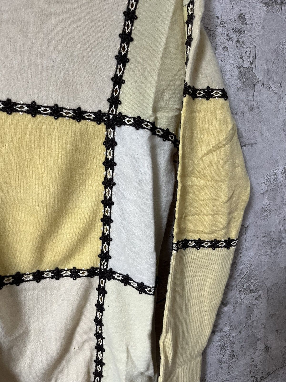 Number (N)ine Number Nine 02AW “nowhere man" cashmere patchwork knit Size US M / EU 48-50 / 2 - 5 Thumbnail