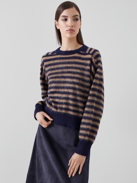 Brunello Cucinelli o1la1rc1a0325 Wool Sweater in Midnight Blue Size M / US 6-8 / IT 42-44 - 1 Thumbnail