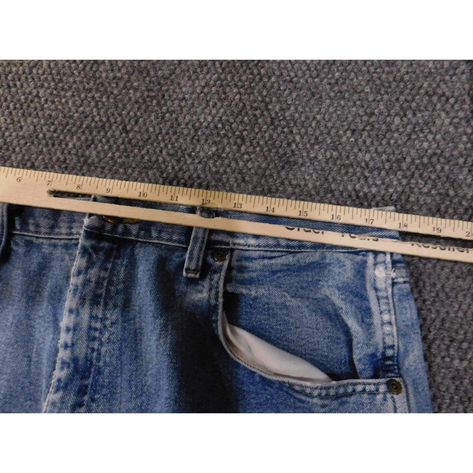 Wrangler Wrangler Jeans Mens 38x30 Blue Denim Straight Leg Classic Fit Jeans Wrangler Rugged Wear Denim Straight Central W Pocket Jeans Mens 38x30 Blue Denim Size US 38 / EU 54 - 5 Thumbnail