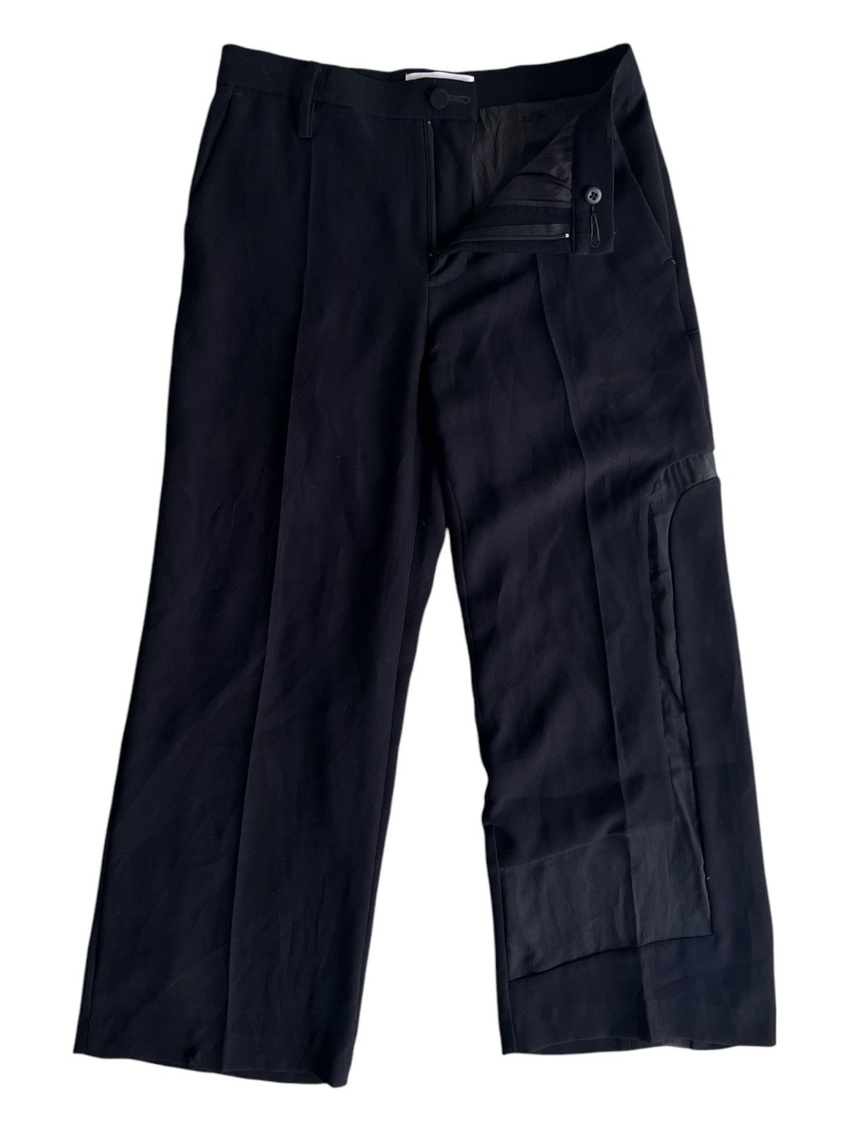 Facetasm FW07 Facetasm 🇯🇵 Side Reconstructed Wide Leg Unusual Pants Size US 31 - 1 Thumbnail