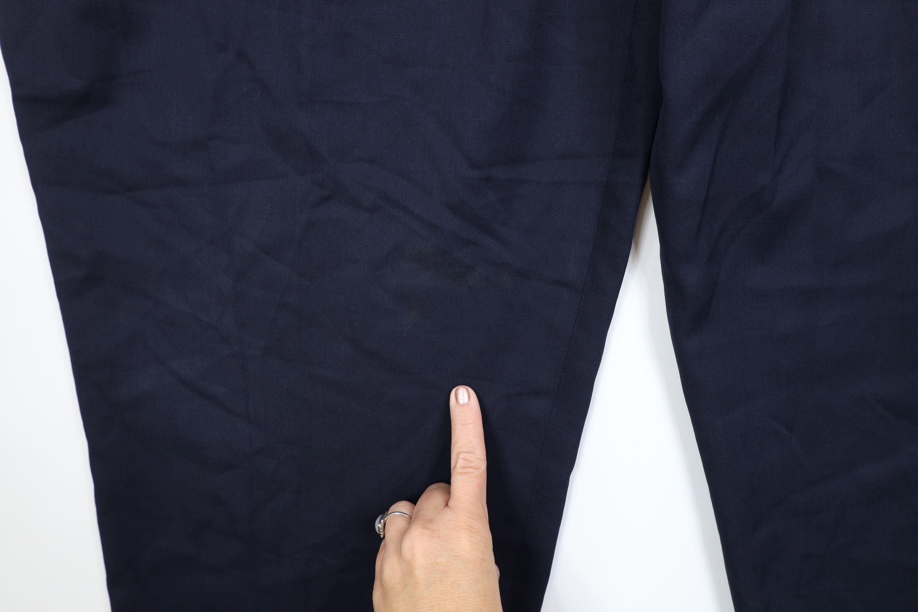 Vintage Vintage 90s Worsted Wool Blend Wide Leg Chino Pants USA Size US 44 / EU 60 - 5 Thumbnail