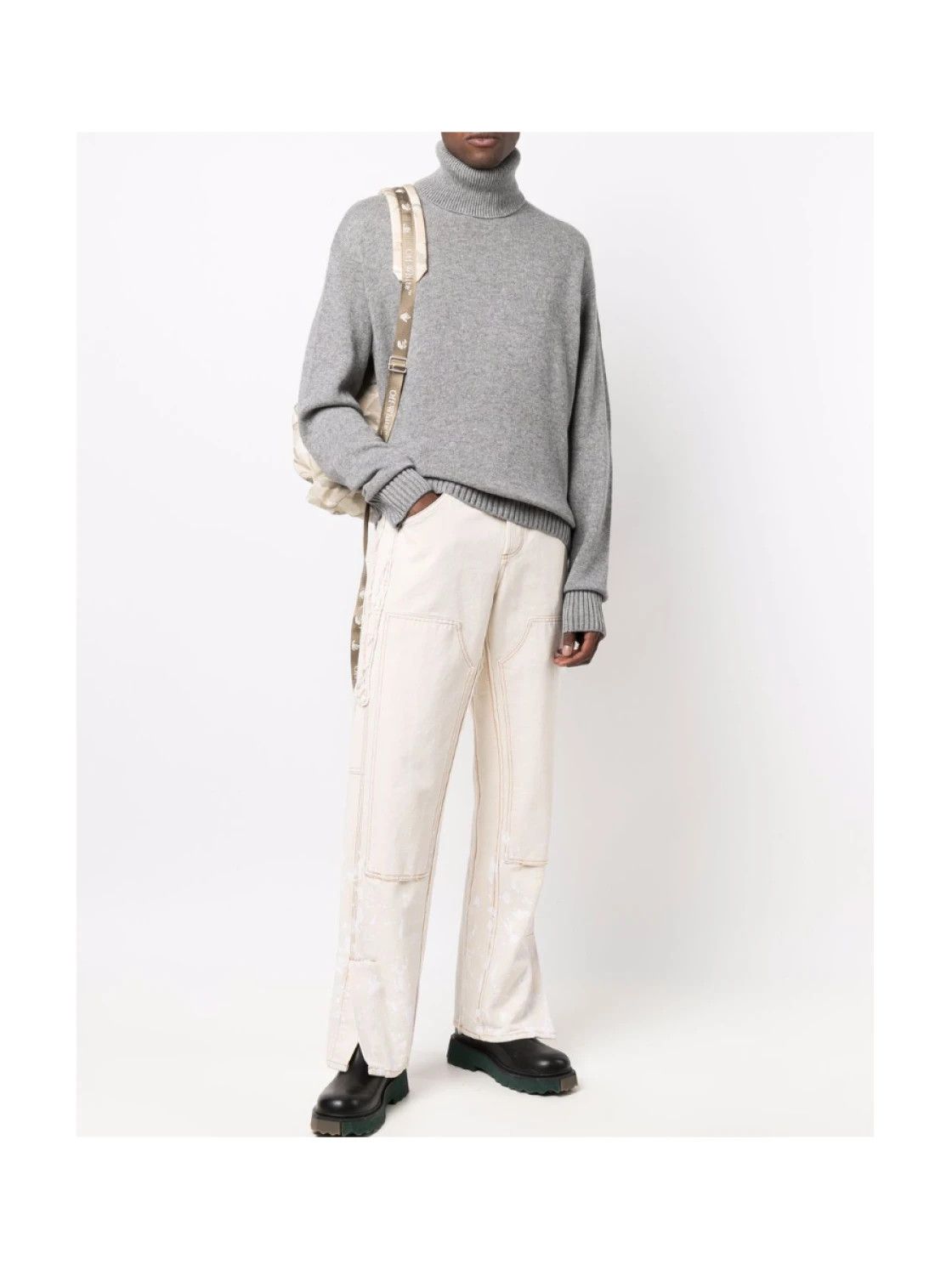 Off-White Off-White Cashmere Knit Sweater Size US M / EU 48-50 / 2 - 2 Thumbnail