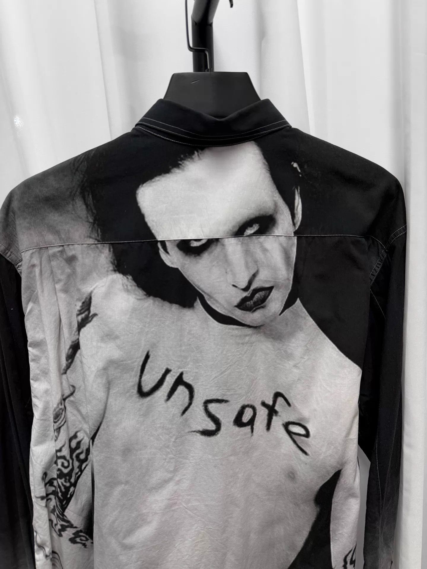 Vetements Vetements Manson Portrait Print Shirt Size US S / EU 44-46 / 1 - 4 Thumbnail