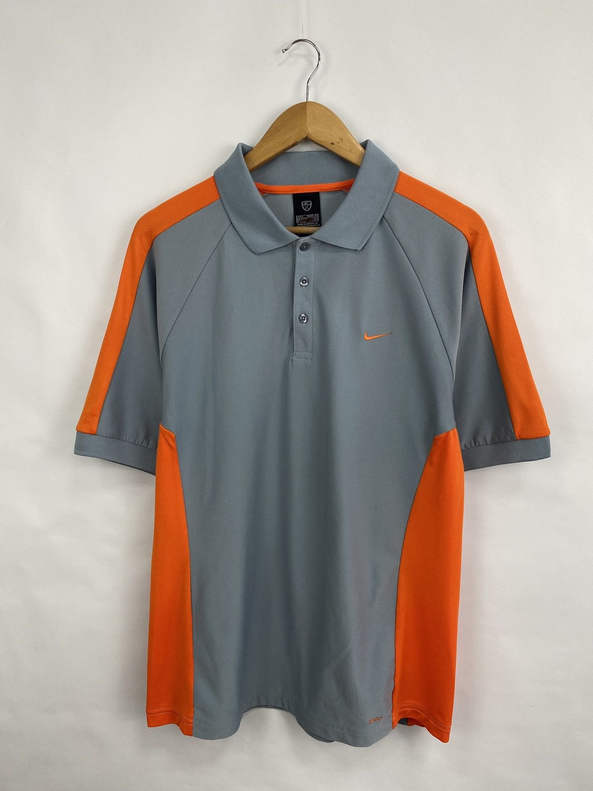 Nike × Tiger Woods 🇺🇸 Vintage 90s Nike Golf Polo T-Shirt Rare Retro Y2K Hype Size US L / EU 52-54 / 3 - 3 Thumbnail